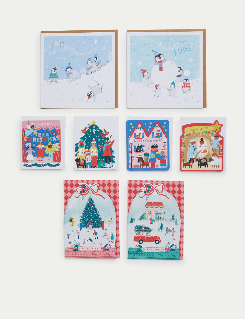 50 Charity Christmas Cards - Cute Fun Festive Designs 2 of 8