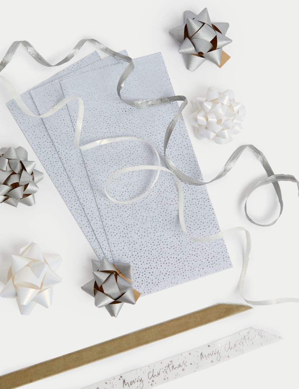 Christmas Gift Accessory Pack - Silver & White Designs 2 of 2