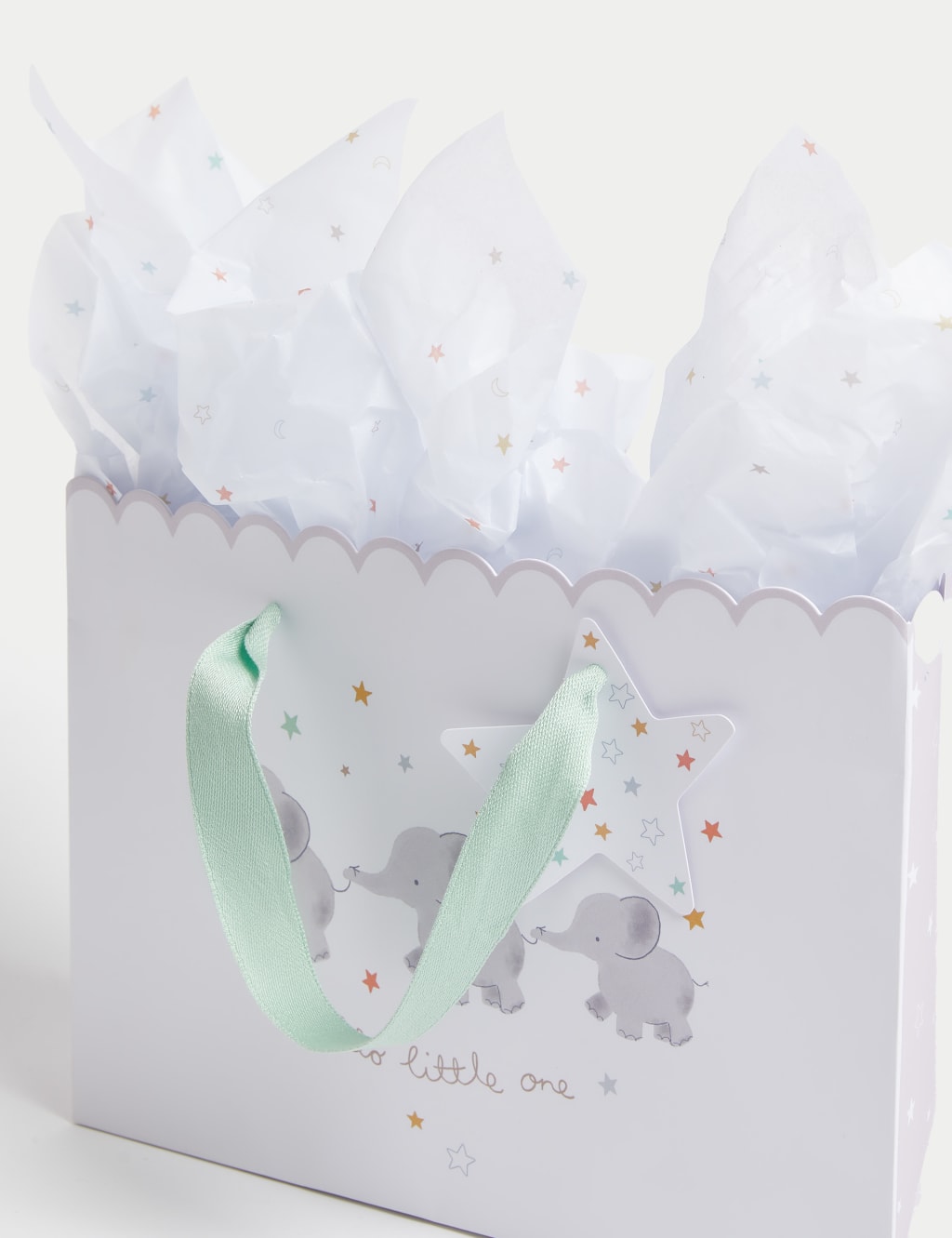 Cute Animals Gift Wrap Set With New Baby Card, Gift Bag & Tissue 2 of 4