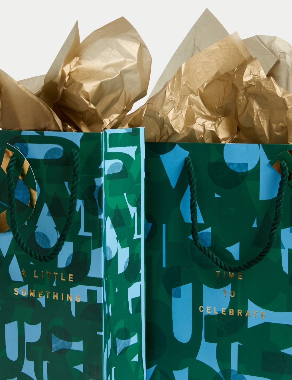 Abstract Circles Gift Wrap Set With Birthday Card, Gift Bags & Tissue 2 of 4