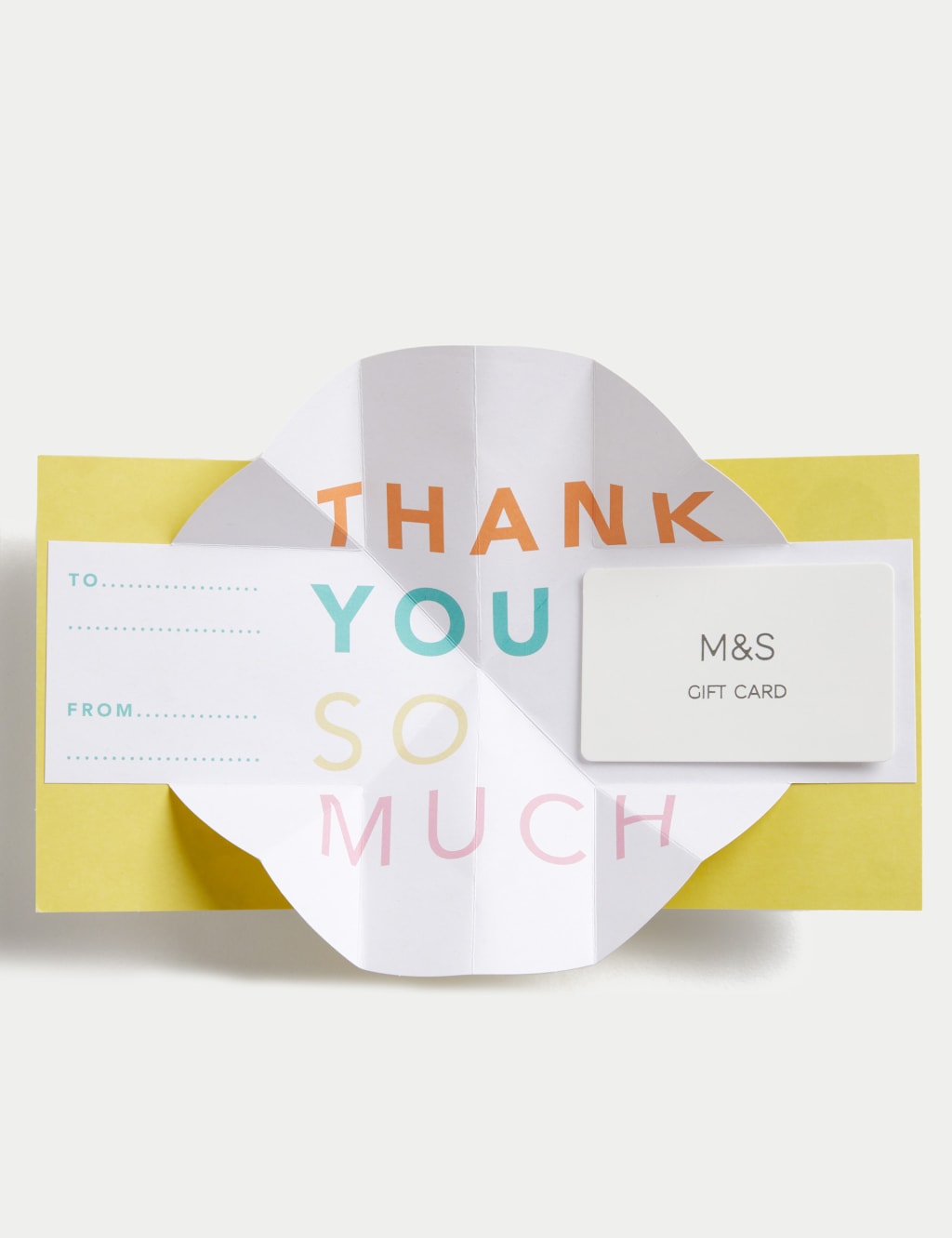 Pop Out Thank You Gift Card 6 of 6