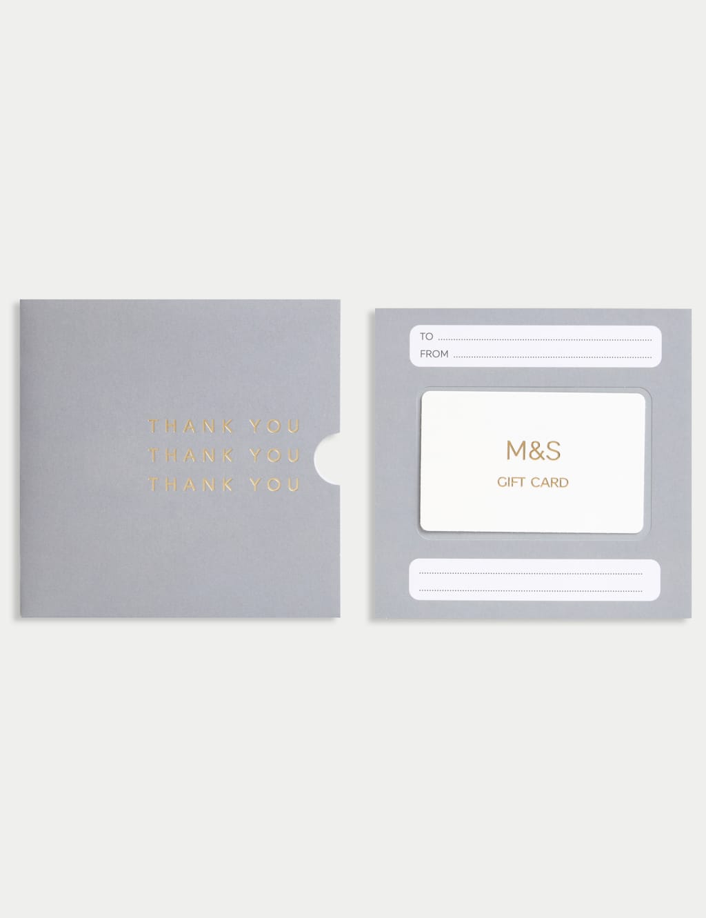 Grey Thankyou Gift Card 2 of 4