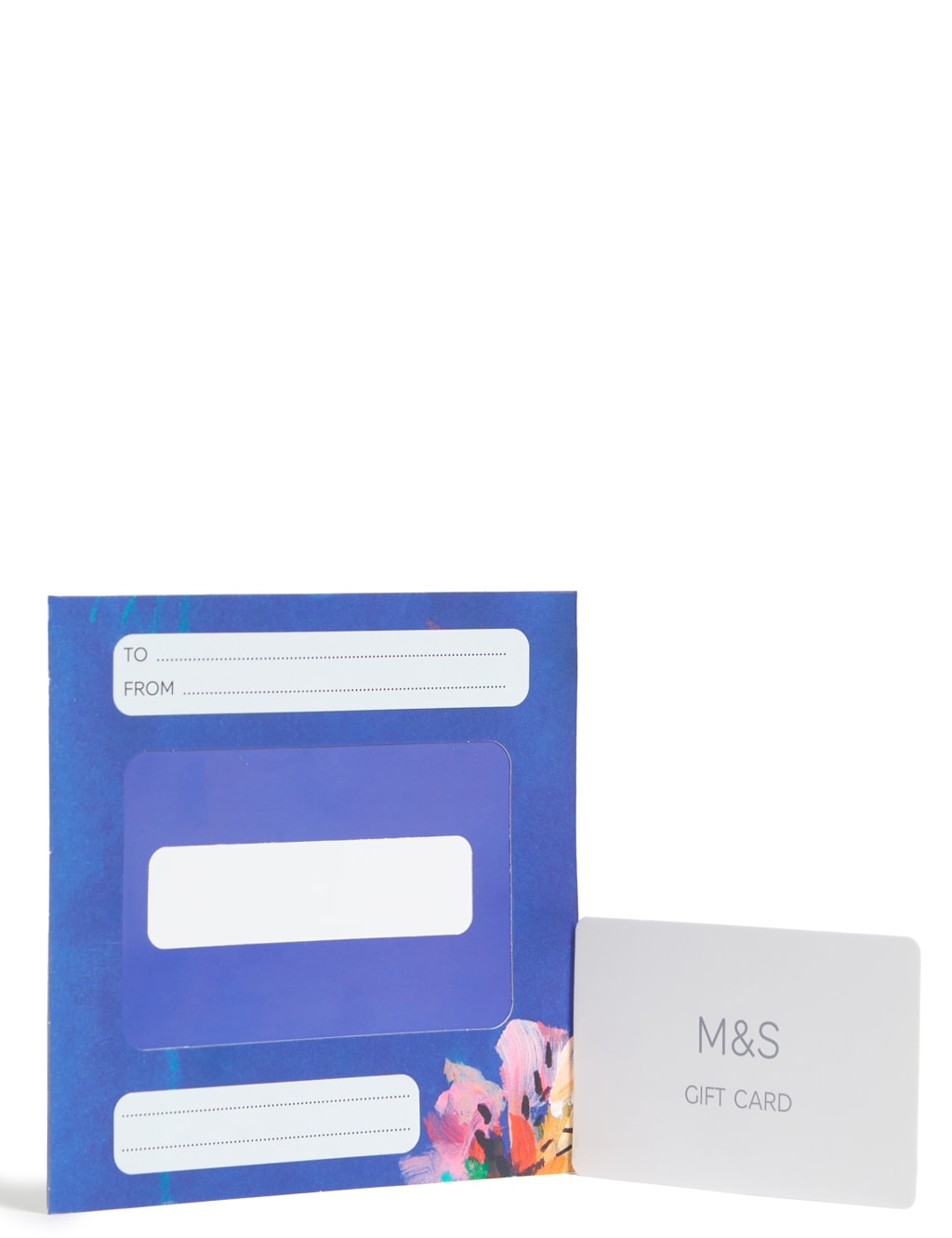 Blue Floral Gift Card 3 of 4