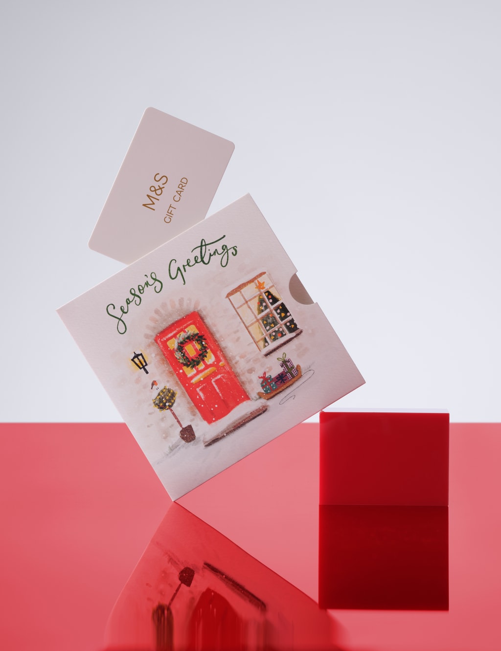 Xmas Red Door Gift Card 2 of 6