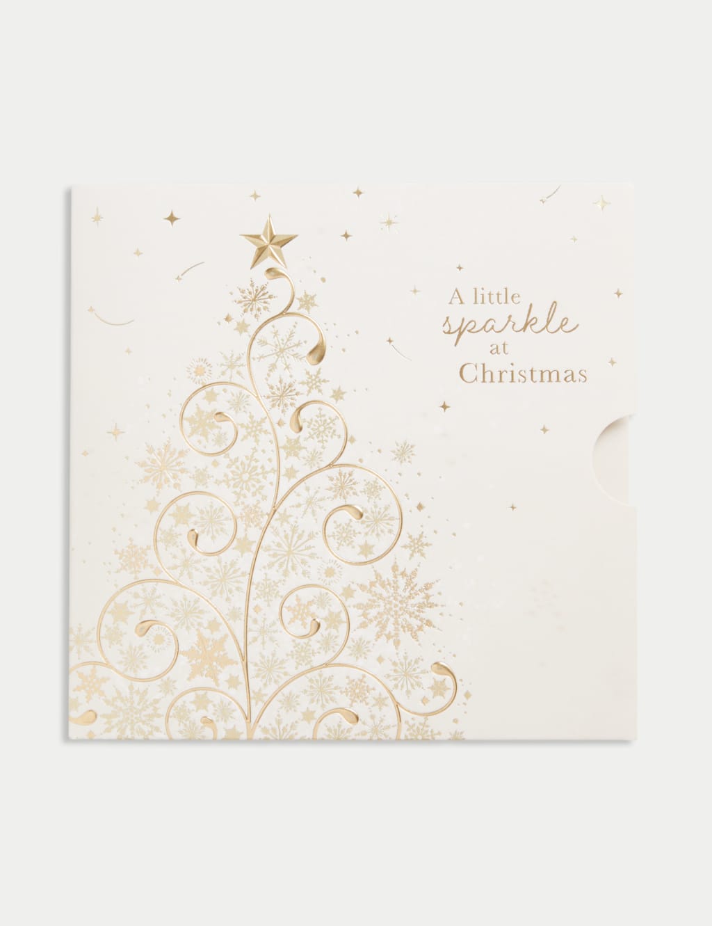 Xmas Gold Tree Gift Card 1 of 5