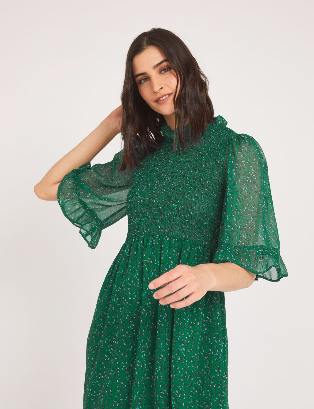 High neck tea dress outlet