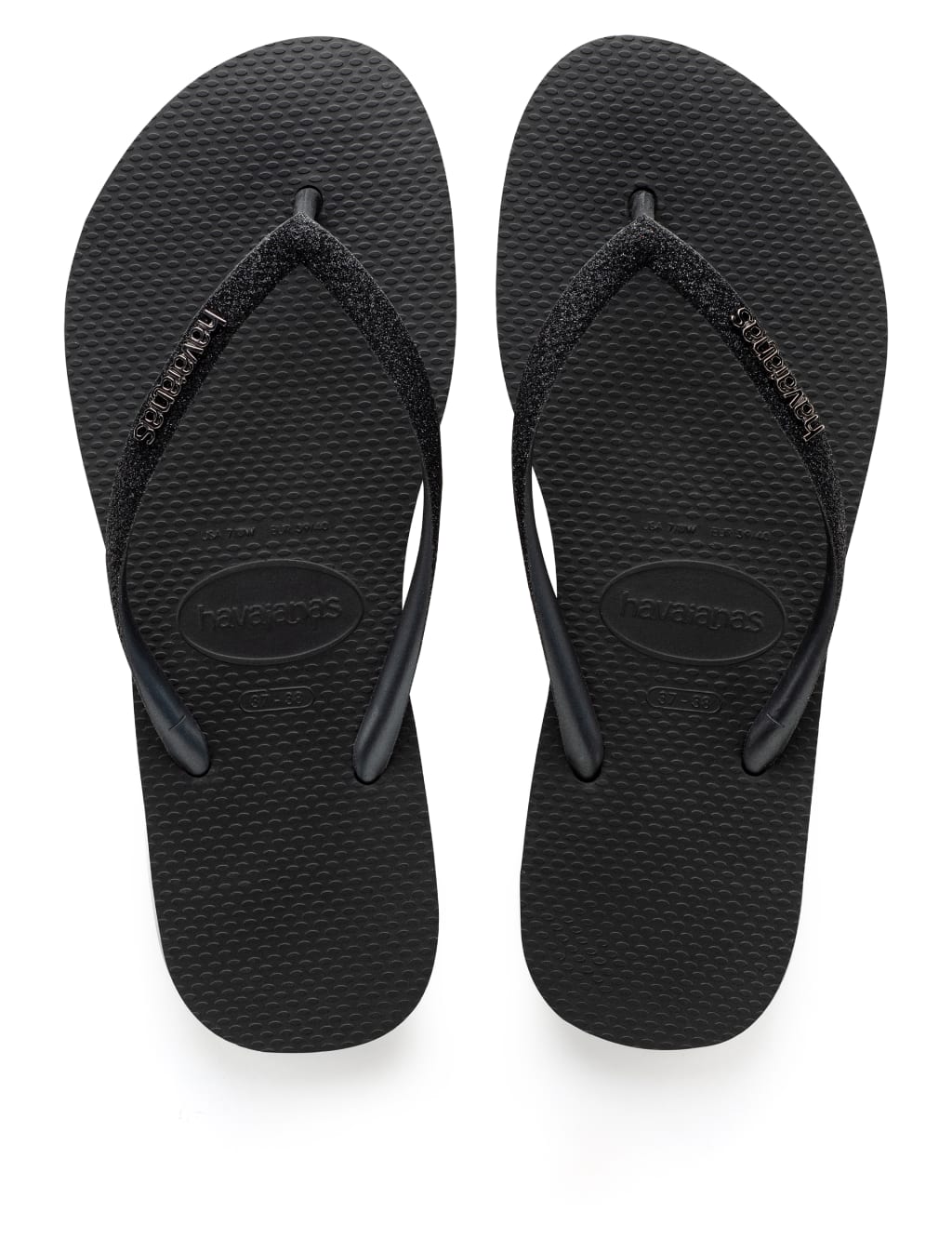 Sparkly flip flops next store