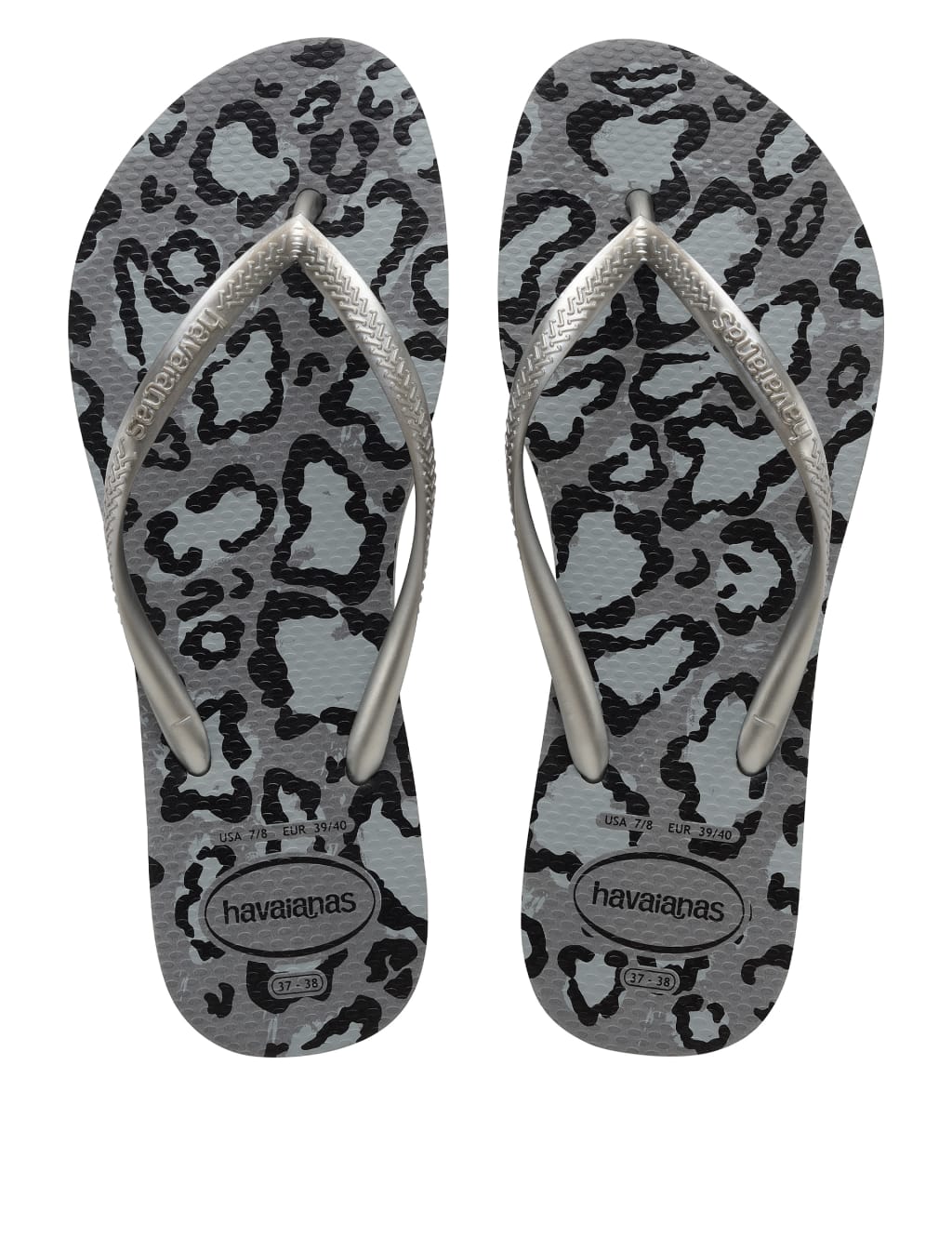 Animal Print Flip Flops 2 of 4