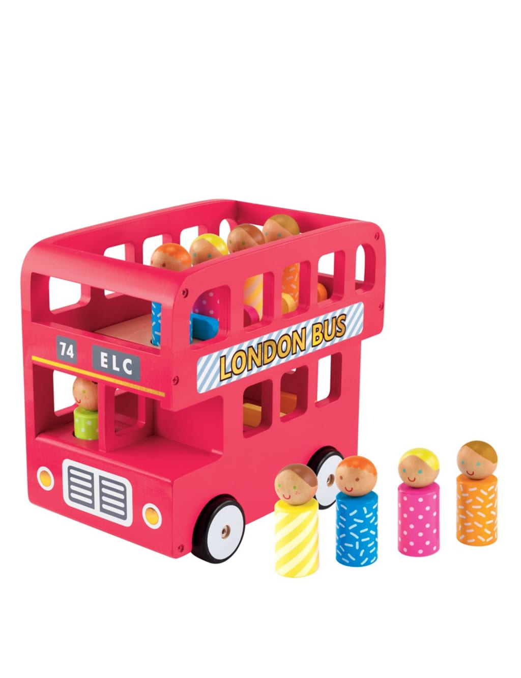 Elc wooden london bus deals
