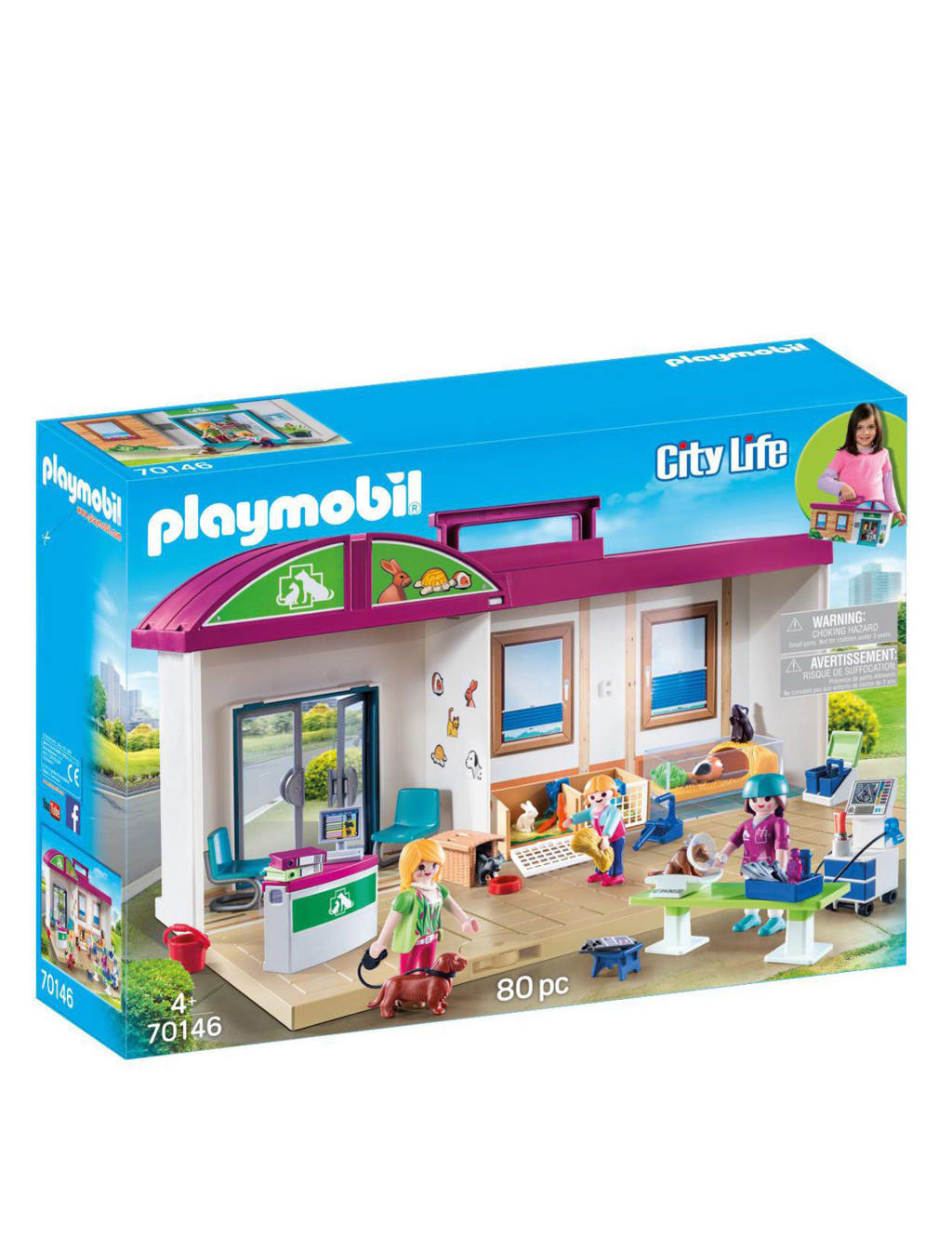 Vet Clinic Playset 4 10 Yrs Playmobil M S