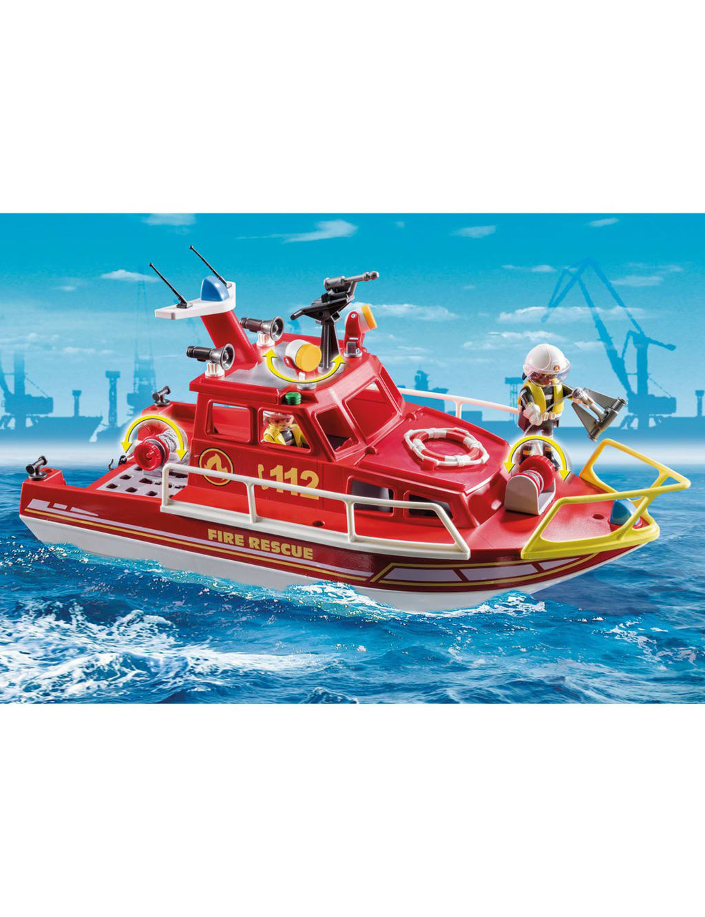 Playmobil fire boat deals