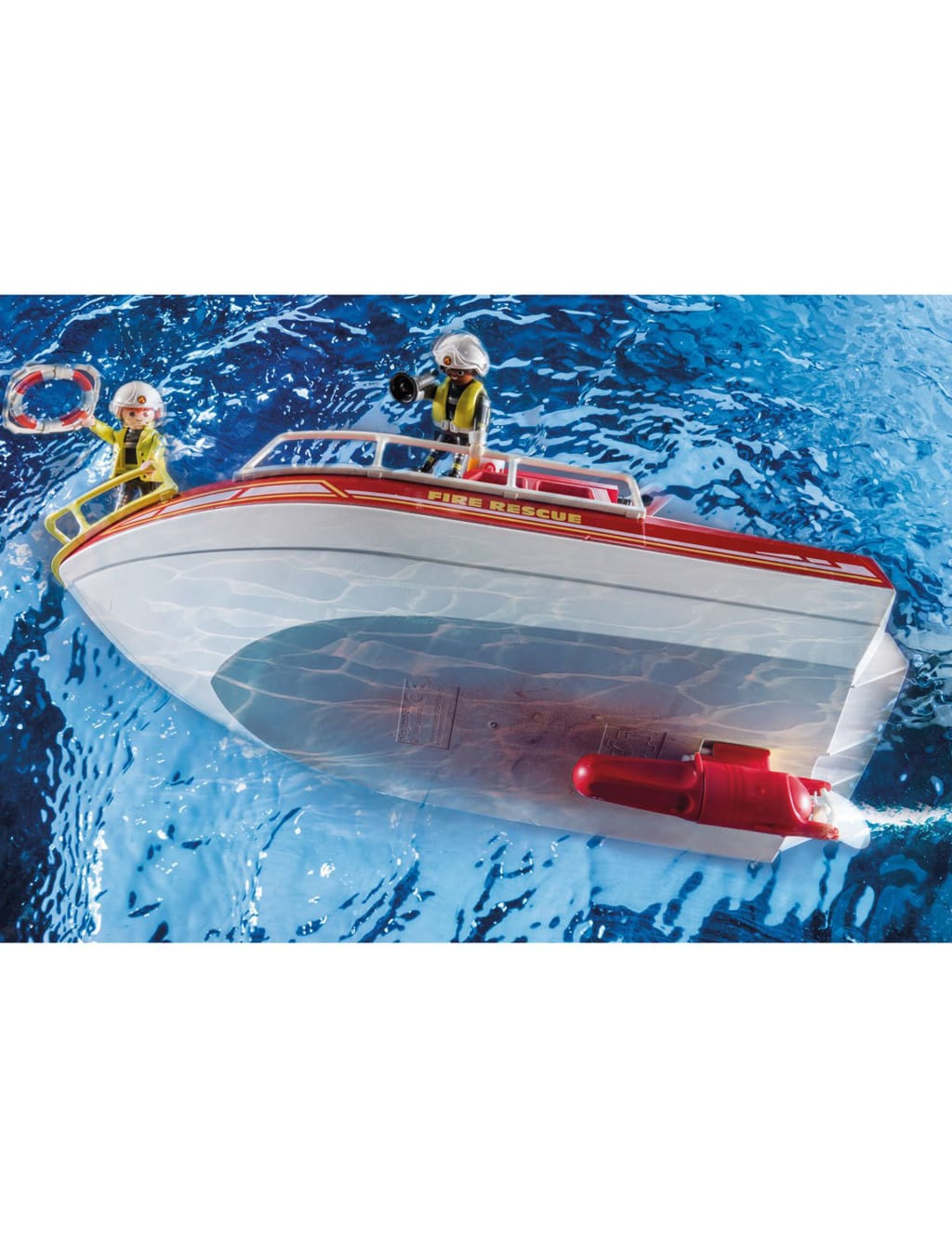 City Action Floating Fire Rescue Boat Toy 4 10 Yrs Playmobil M S