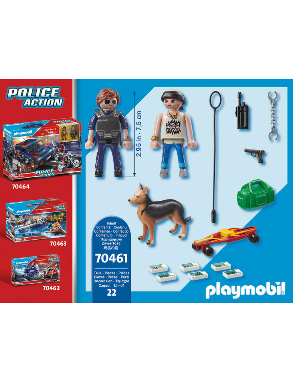 Police Action City Street Patrol Set 6 10 Yrs Playmobil M S