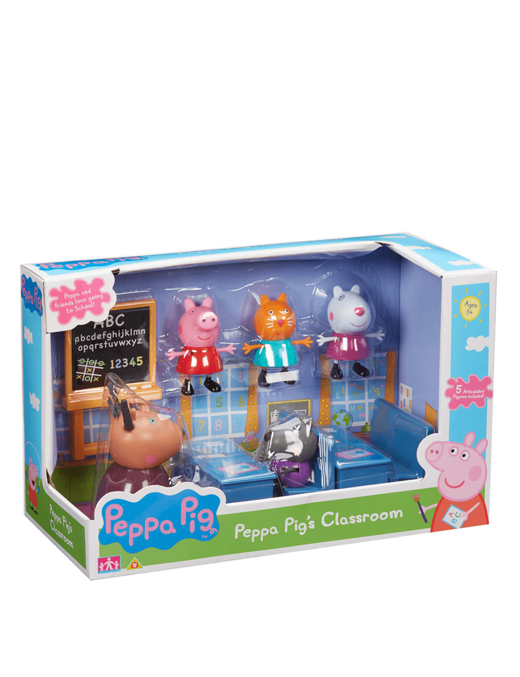 Classroom Playset 3 5 Yrs Peppa Pig M S