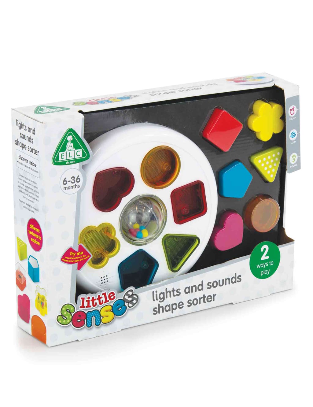 Elc little senses lights and sounds shape sorter shop