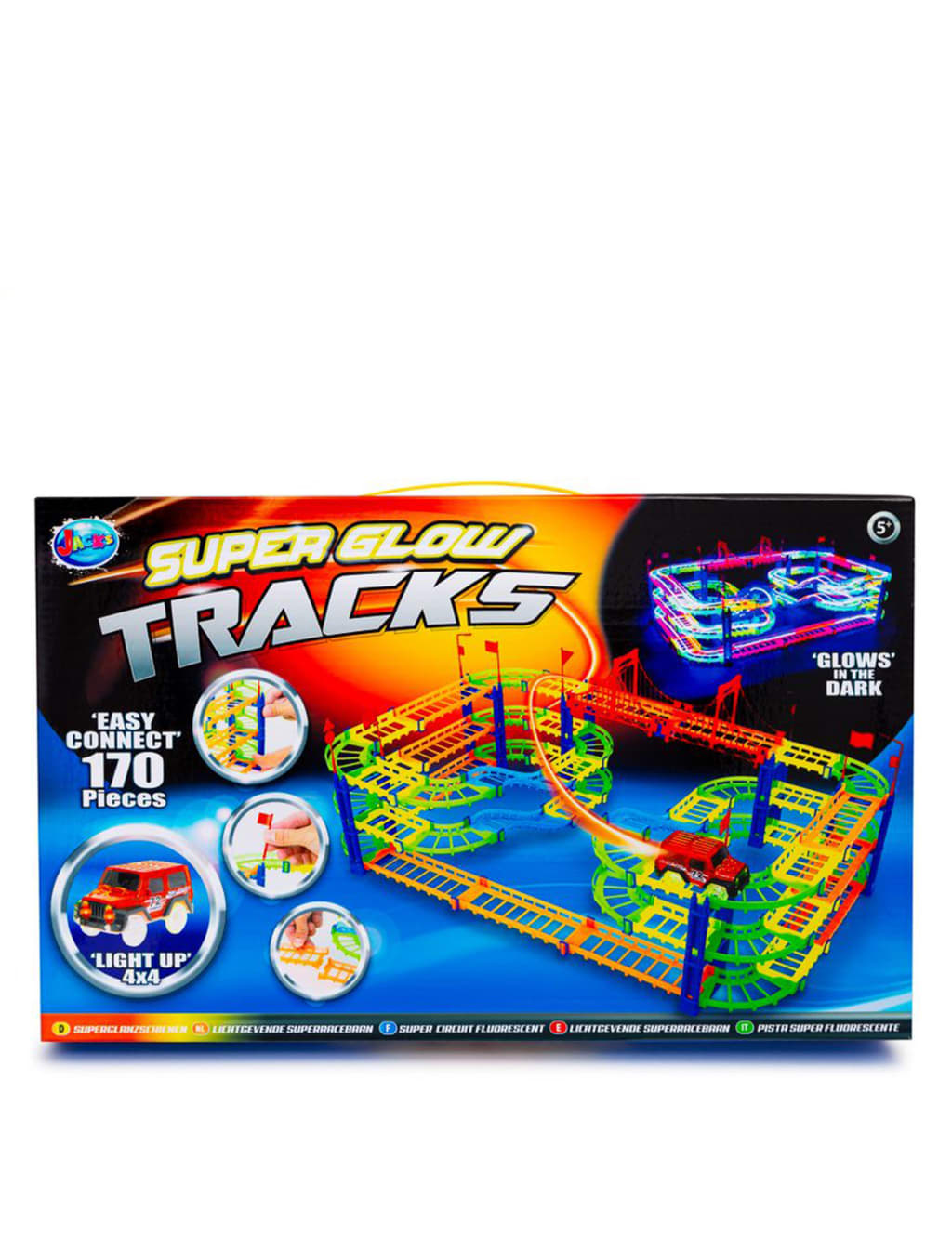 Glow in the dark track set deals