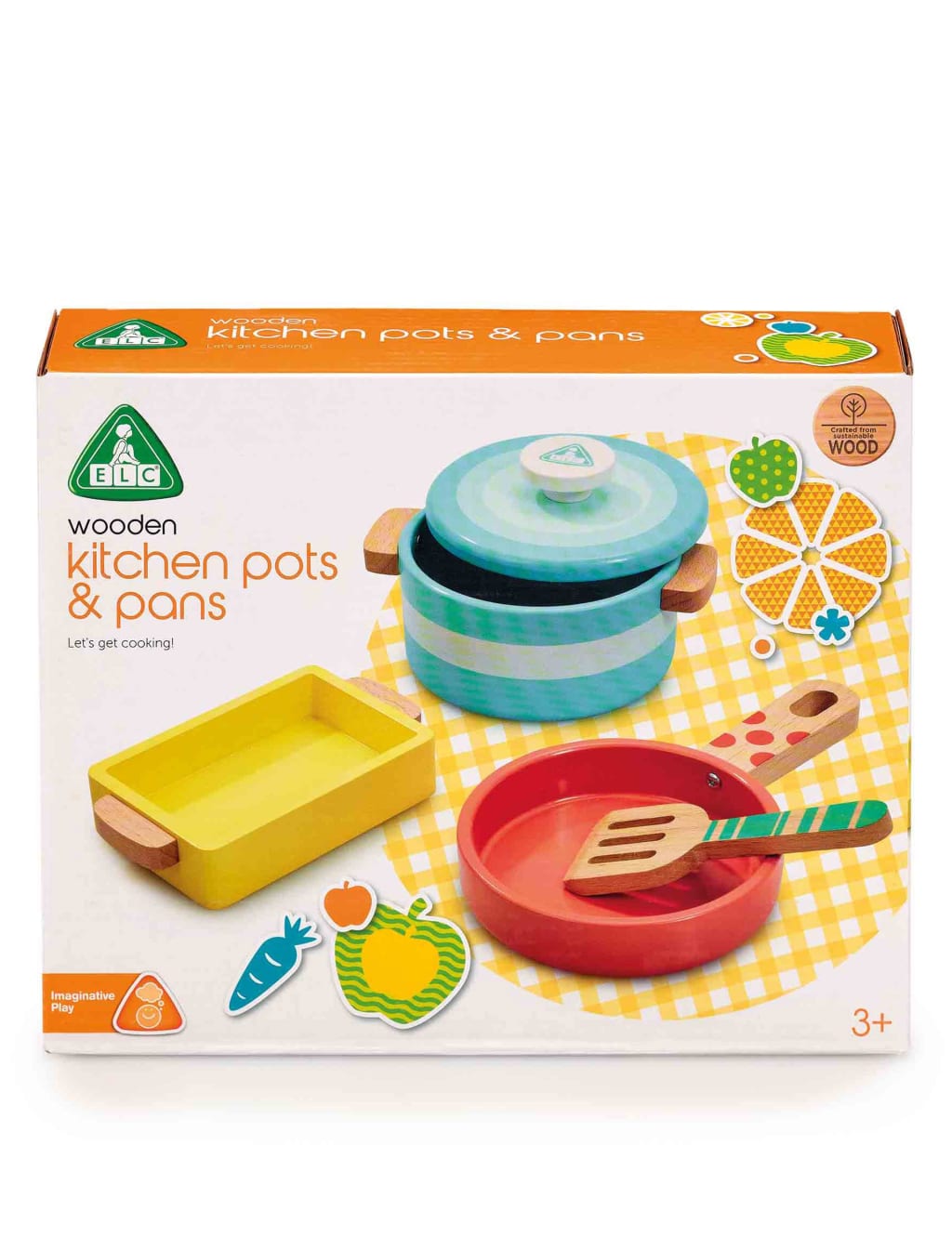 Wooden Kitchen Pots and Pans (3+ Yrs) 3 of 3