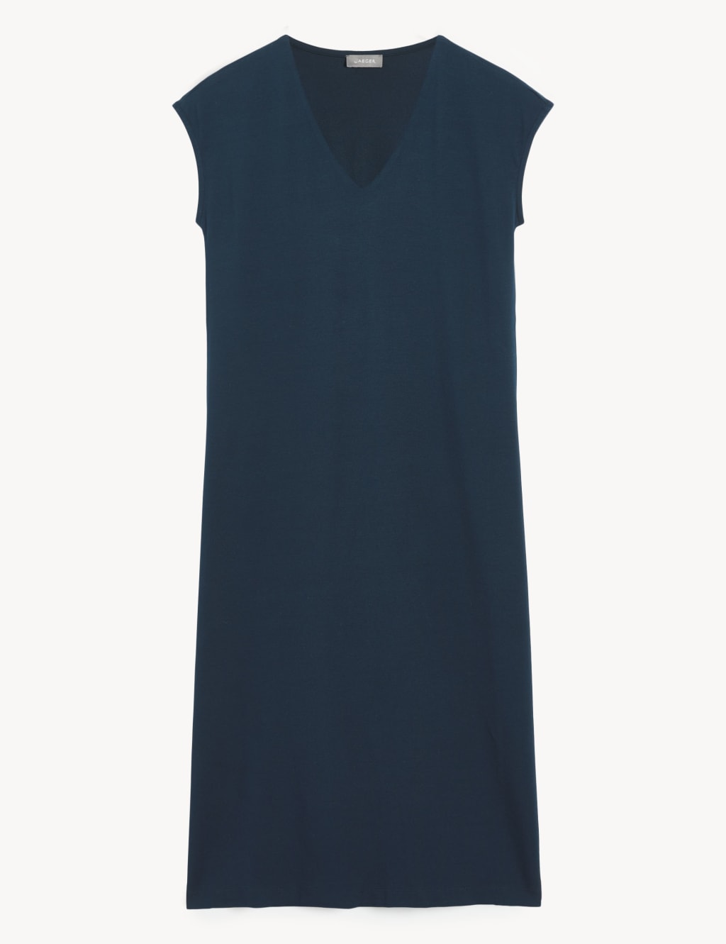 Jersey V-Neck Sleeveless Shift Dress 2 of 5