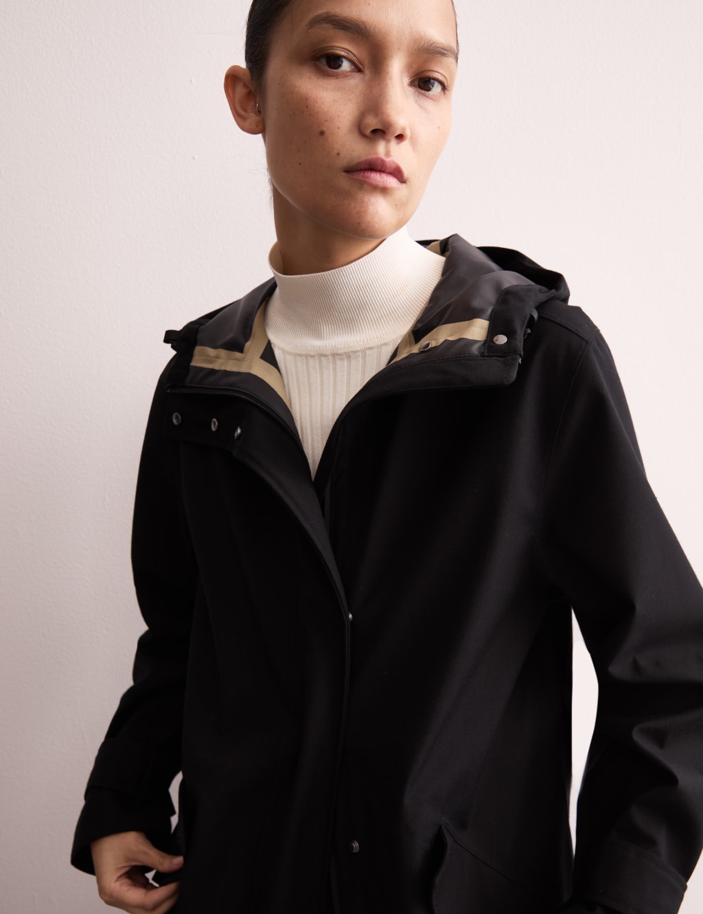 Hooded raincoat cheap