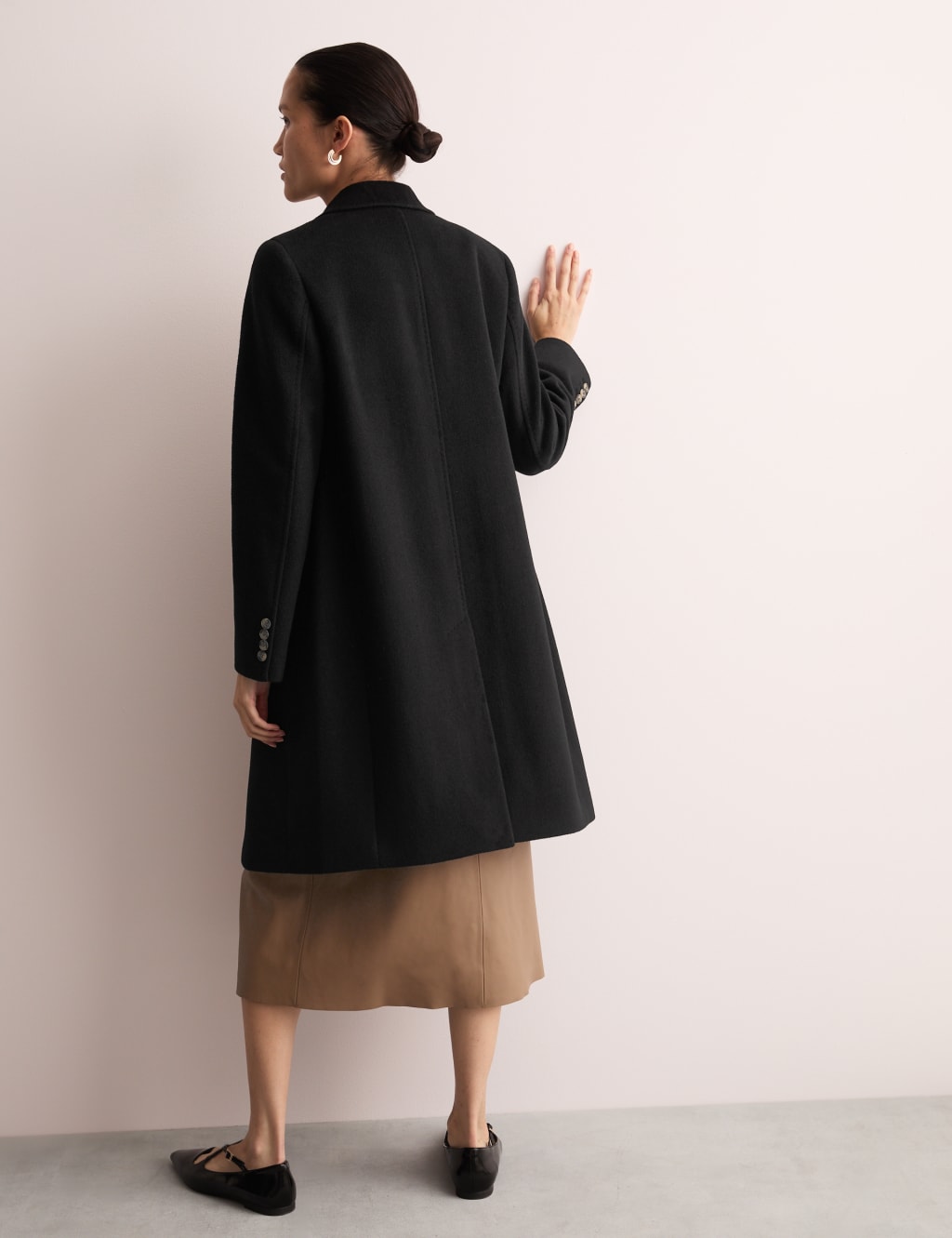 Pure Wool Single Breasted Boyfriend Coat 4 of 7