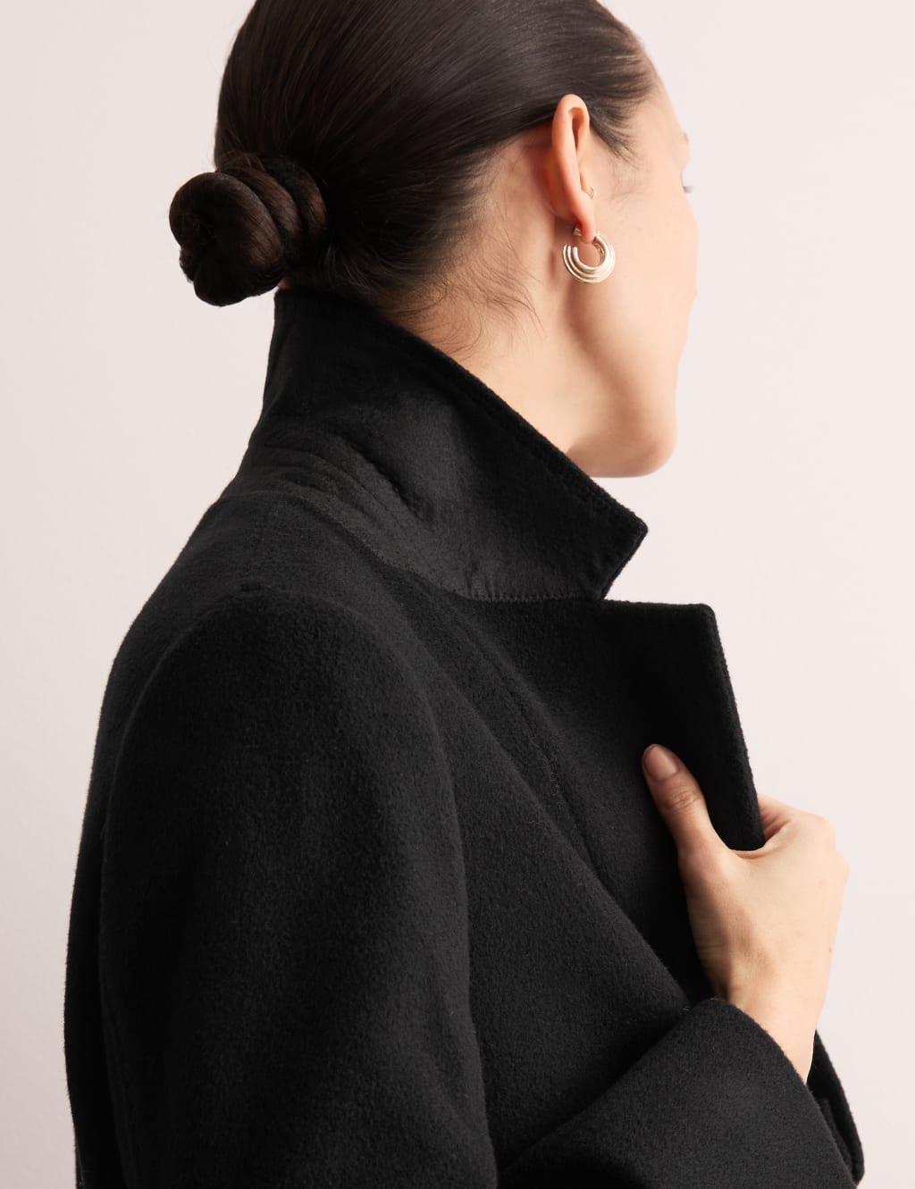 Pure Wool Single Breasted Boyfriend Coat 6 of 7