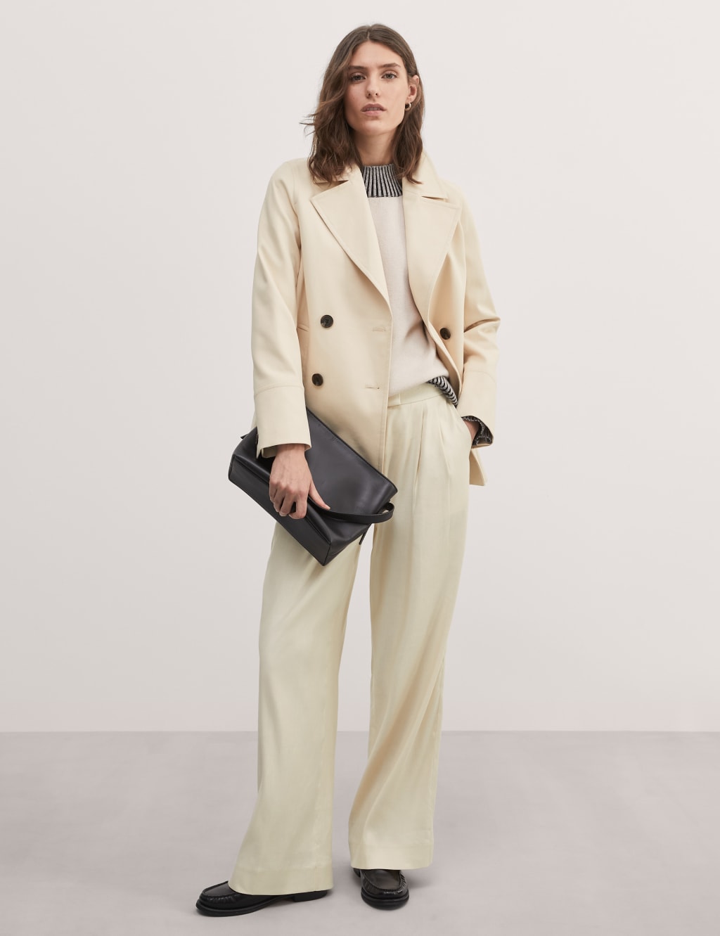 Tailored pea coat clearance