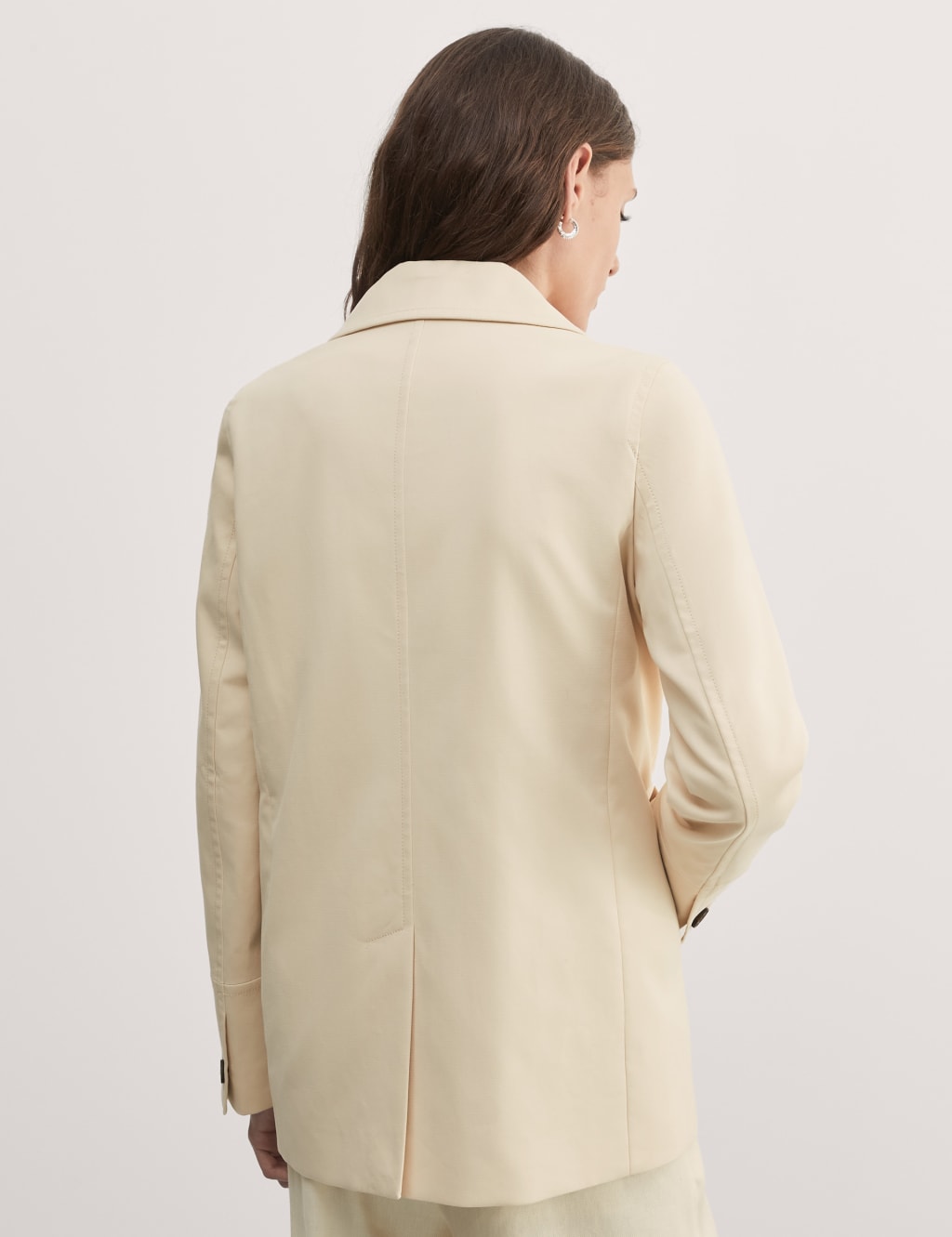 Pure Cotton Double Breasted Pea Coat 4 of 5