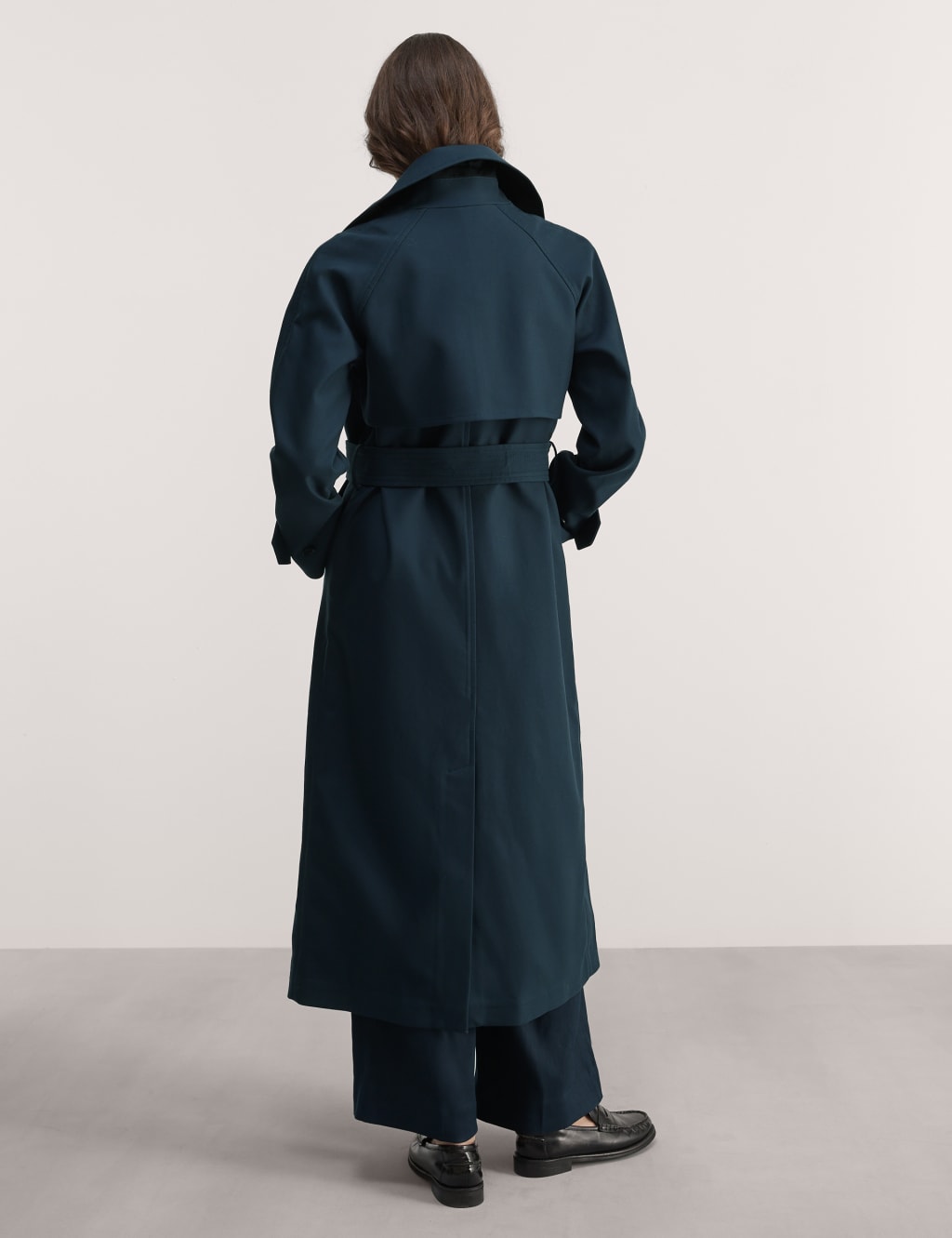Pure Cotton Belted Trench Coat 7 of 11