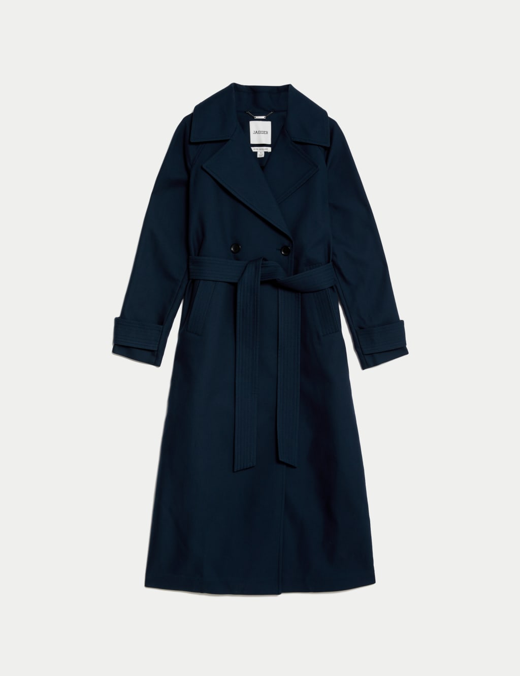 Pure Cotton Belted Trench Coat
