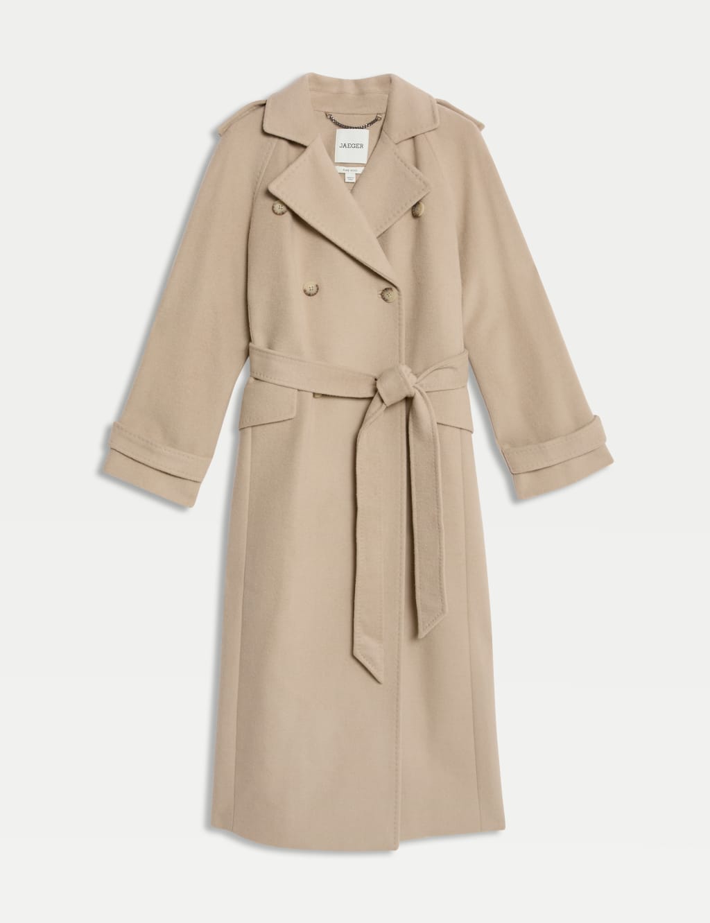 Pure Wool Wrap Coat 2 of 8