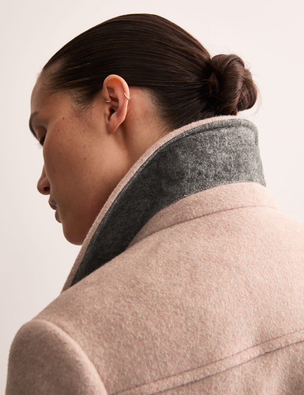 Pure Wool Collared Bomber Jacket 6 of 7