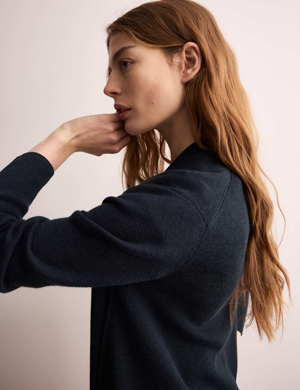 Pure Merino Wool Longline Cardigan 3 of 6