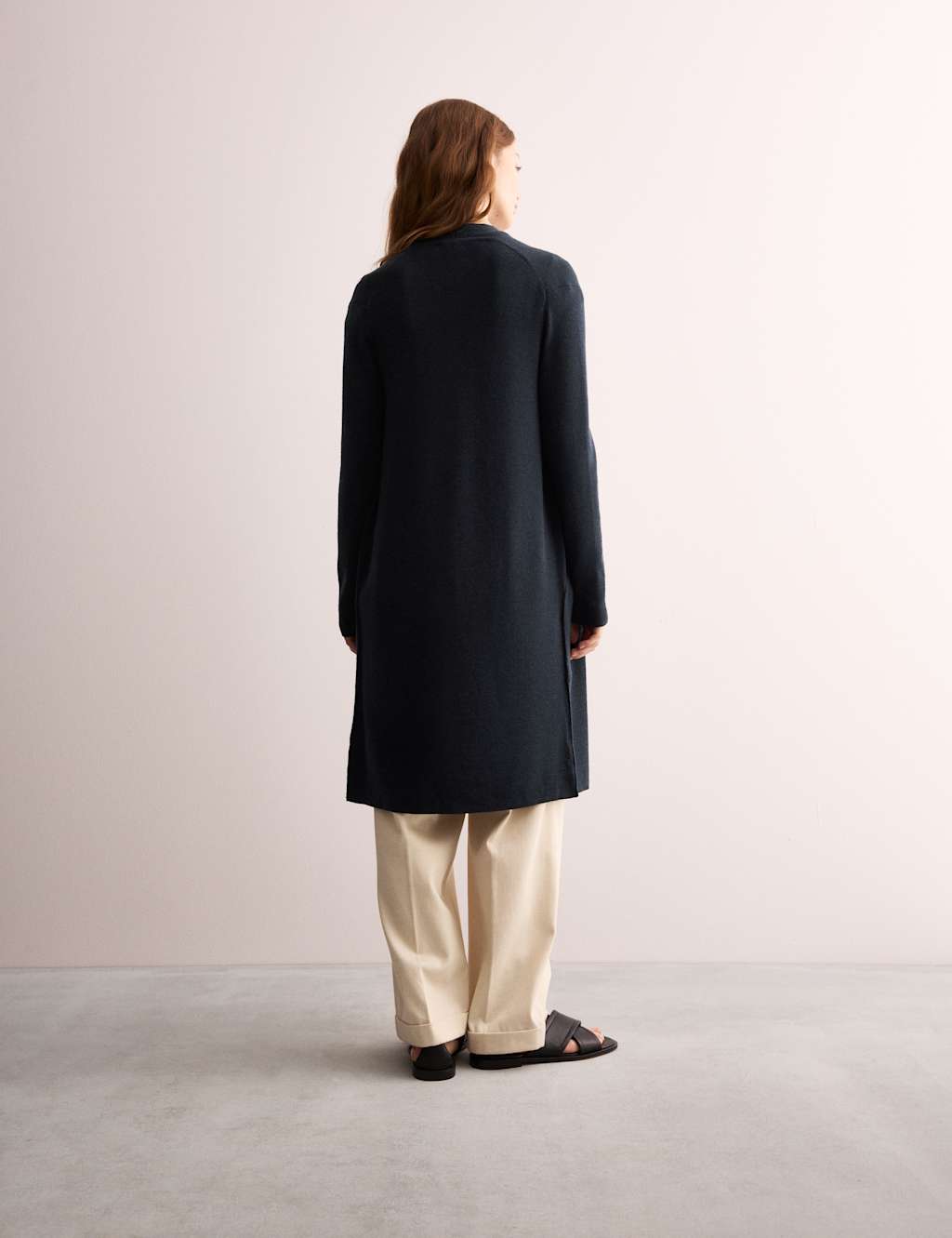 Pure Merino Wool Longline Cardigan 4 of 6
