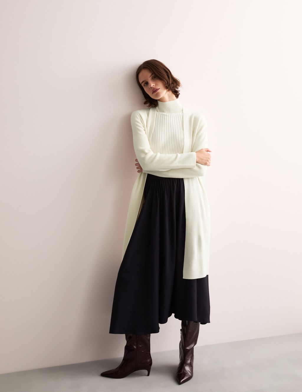 Pure Merino Wool Longline Cardigan 5 of 7