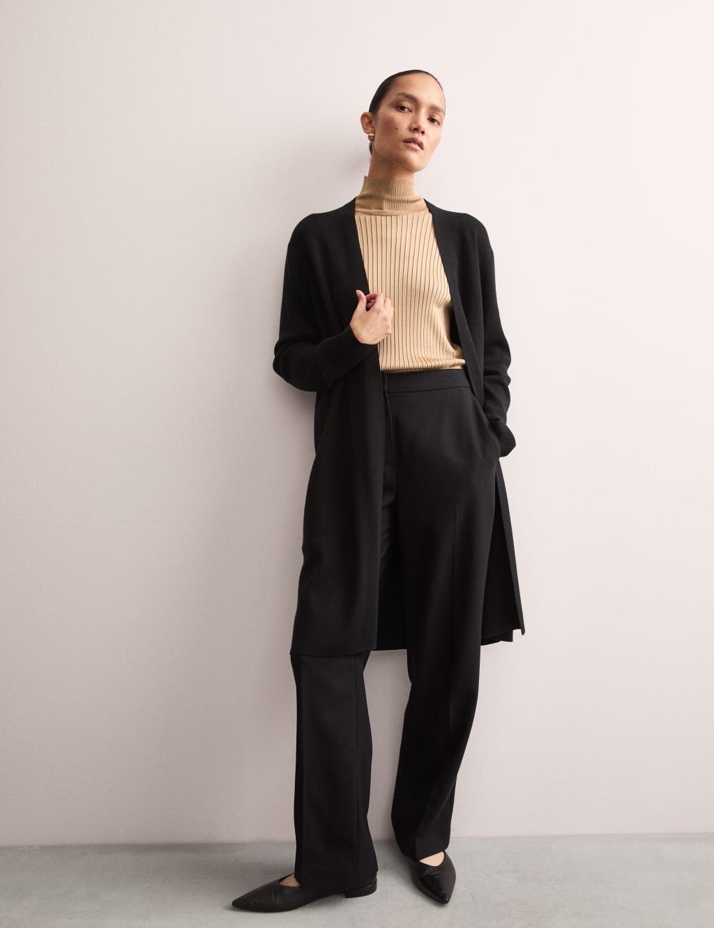 Pure Merino Wool Longline Cardigan 5 of 8