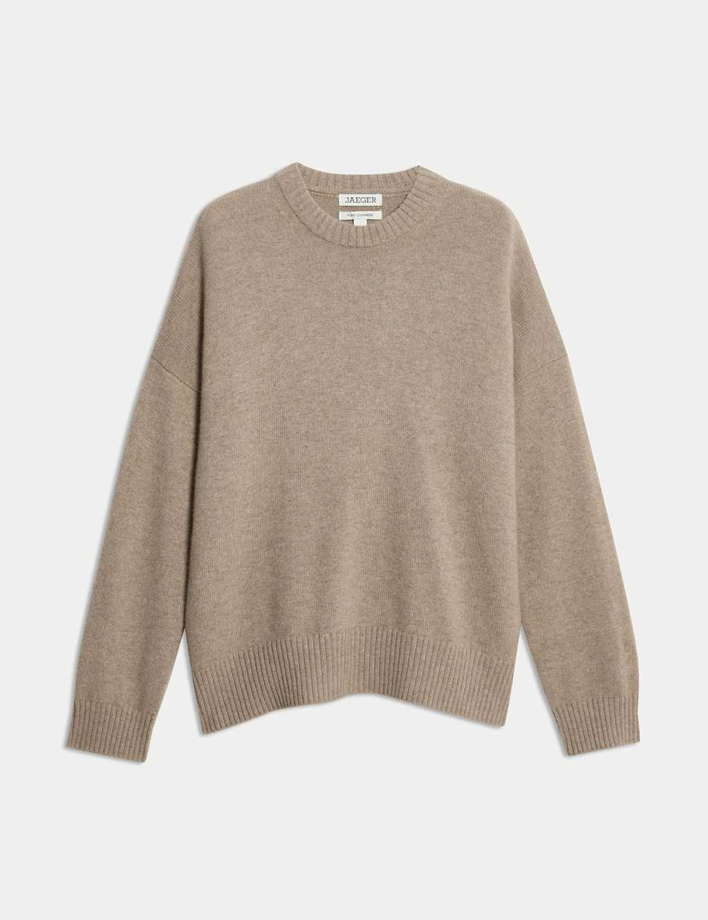 Pure Cashmere Crew Neck Relaxed Jumper 2 of 8