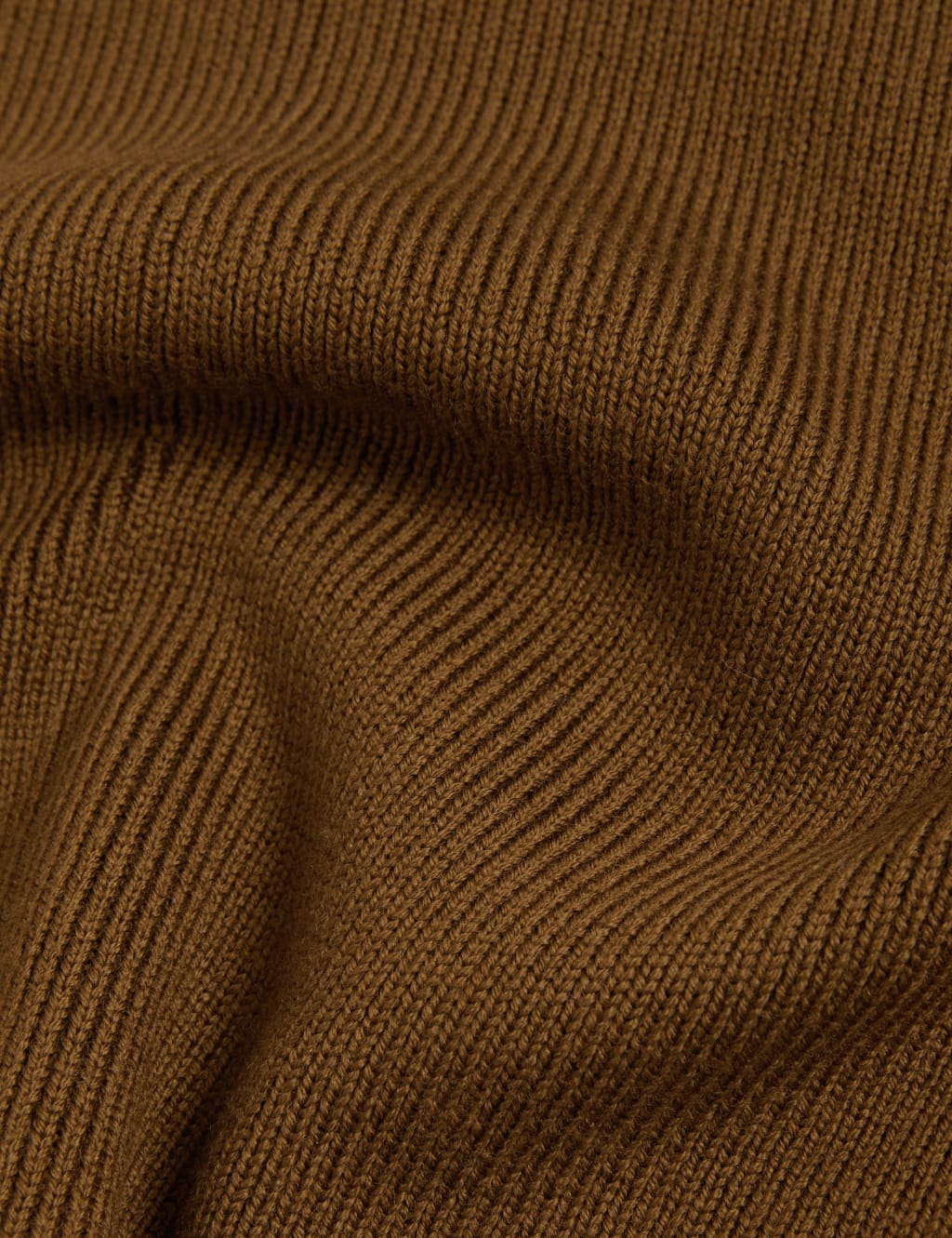 Pure Merino Wool Ribbed Funnel Neck Jumper 8 of 8