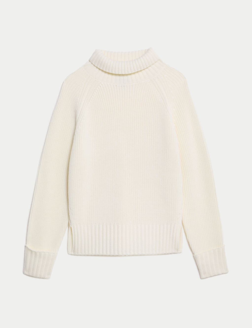 Pure Merino Wool Funnel Neck Jumper