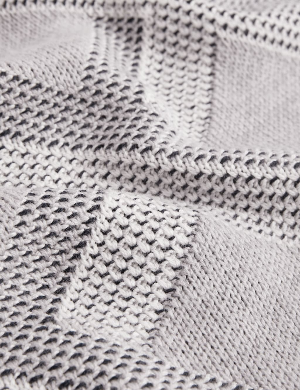Pure Merino Wool Textured V-Neck Jumper 8 of 8