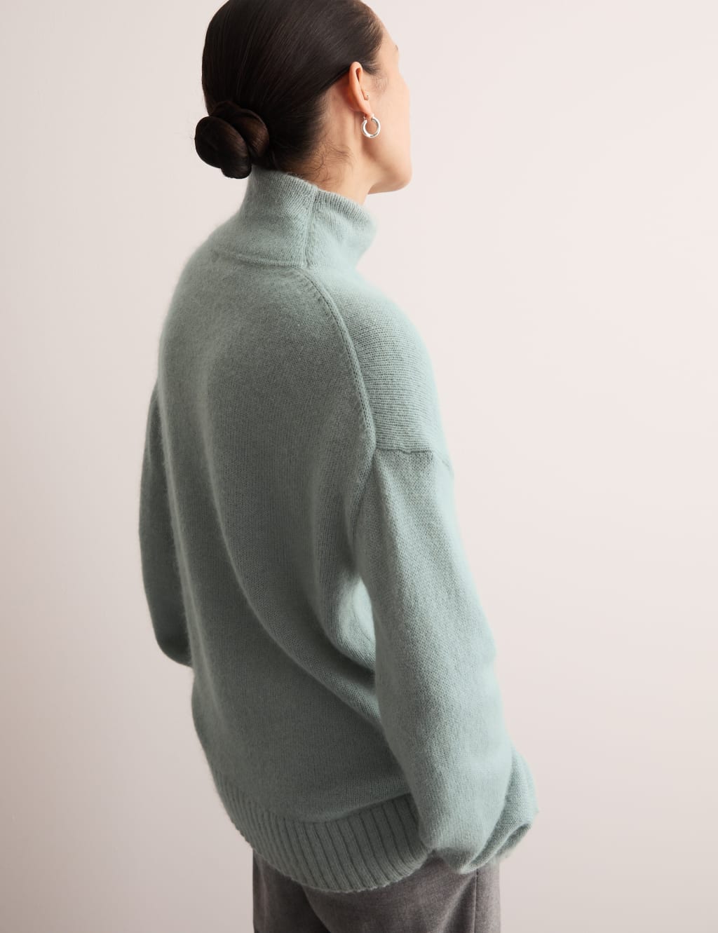 Mohair Blend Funnel Neck Jumper 4 of 7