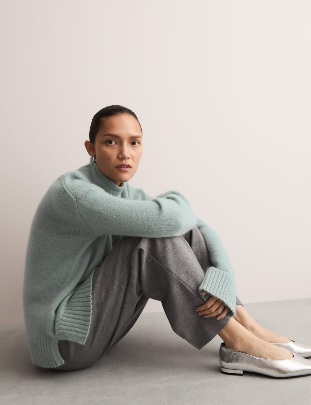 Mohair Blend Funnel Neck Jumper 5 of 7