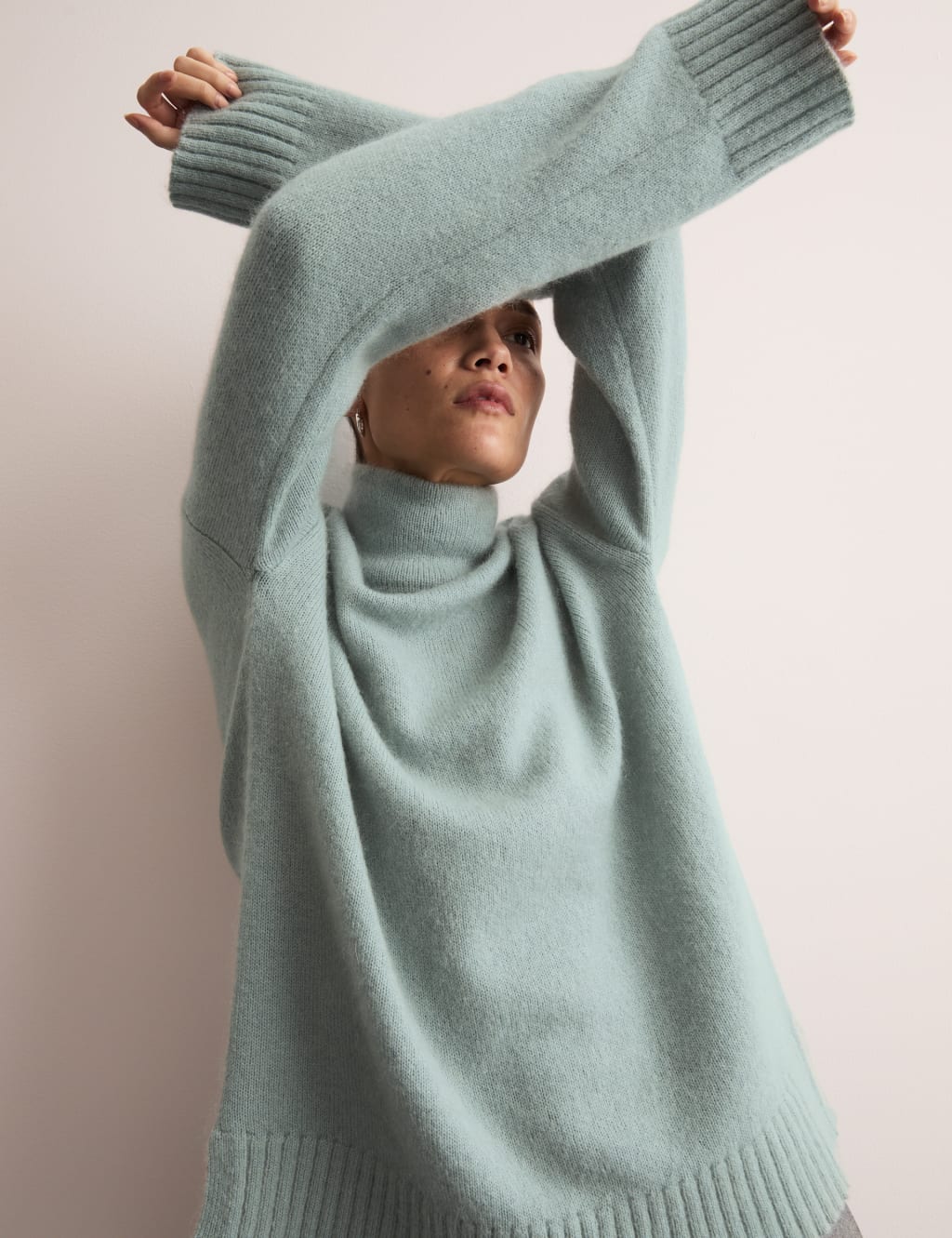 Mohair Blend Funnel Neck Jumper 6 of 7