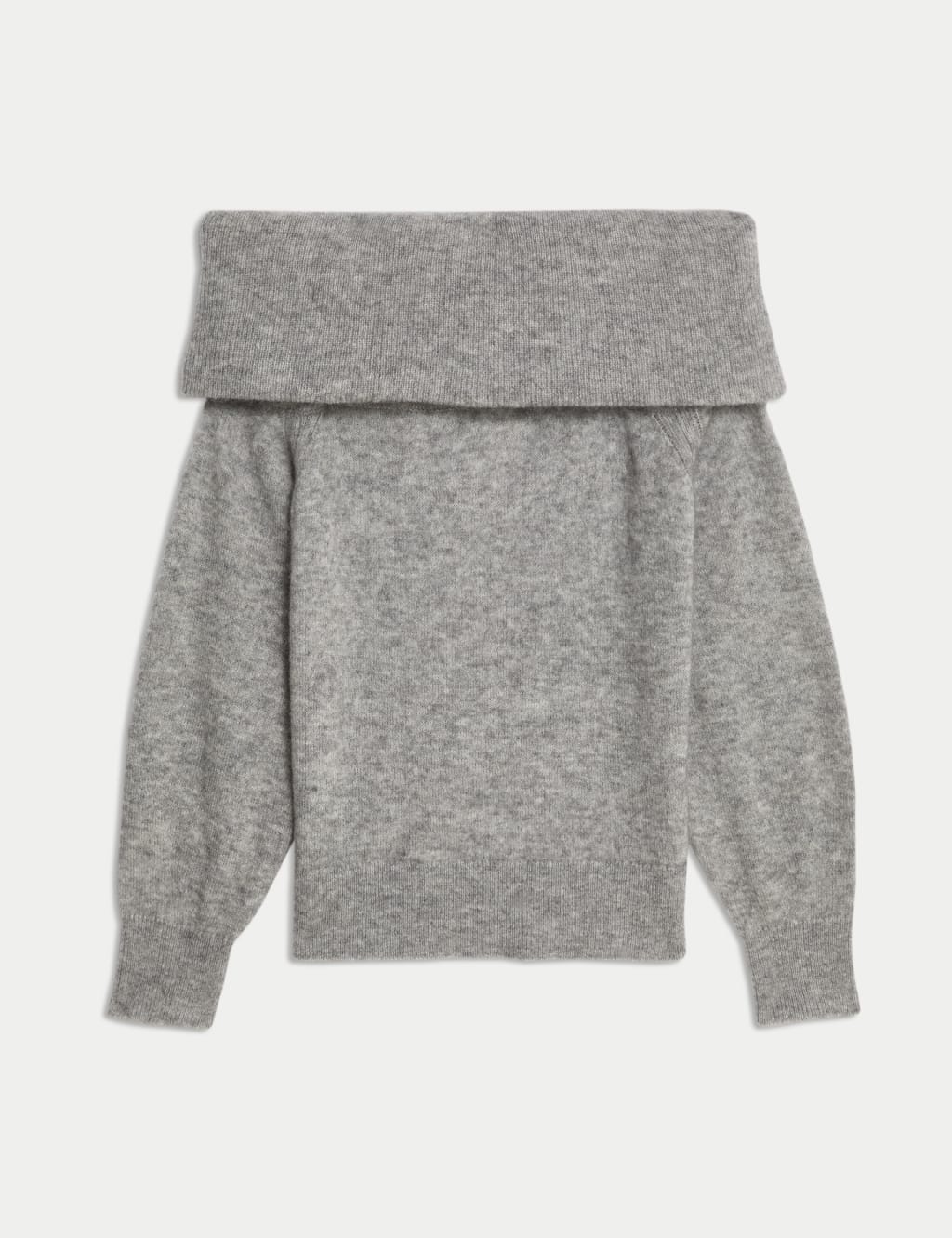 Mohair Blend Off The Shoulder Jumper 2 of 7