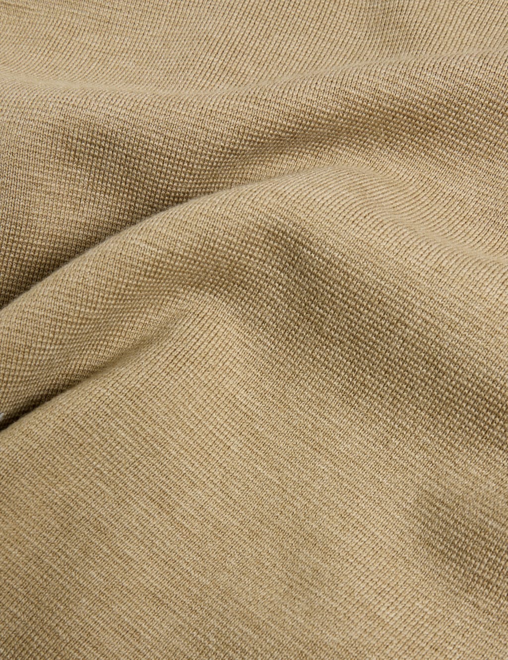 Merino Wool Rich Textured V-Neck Jumper 7 of 7