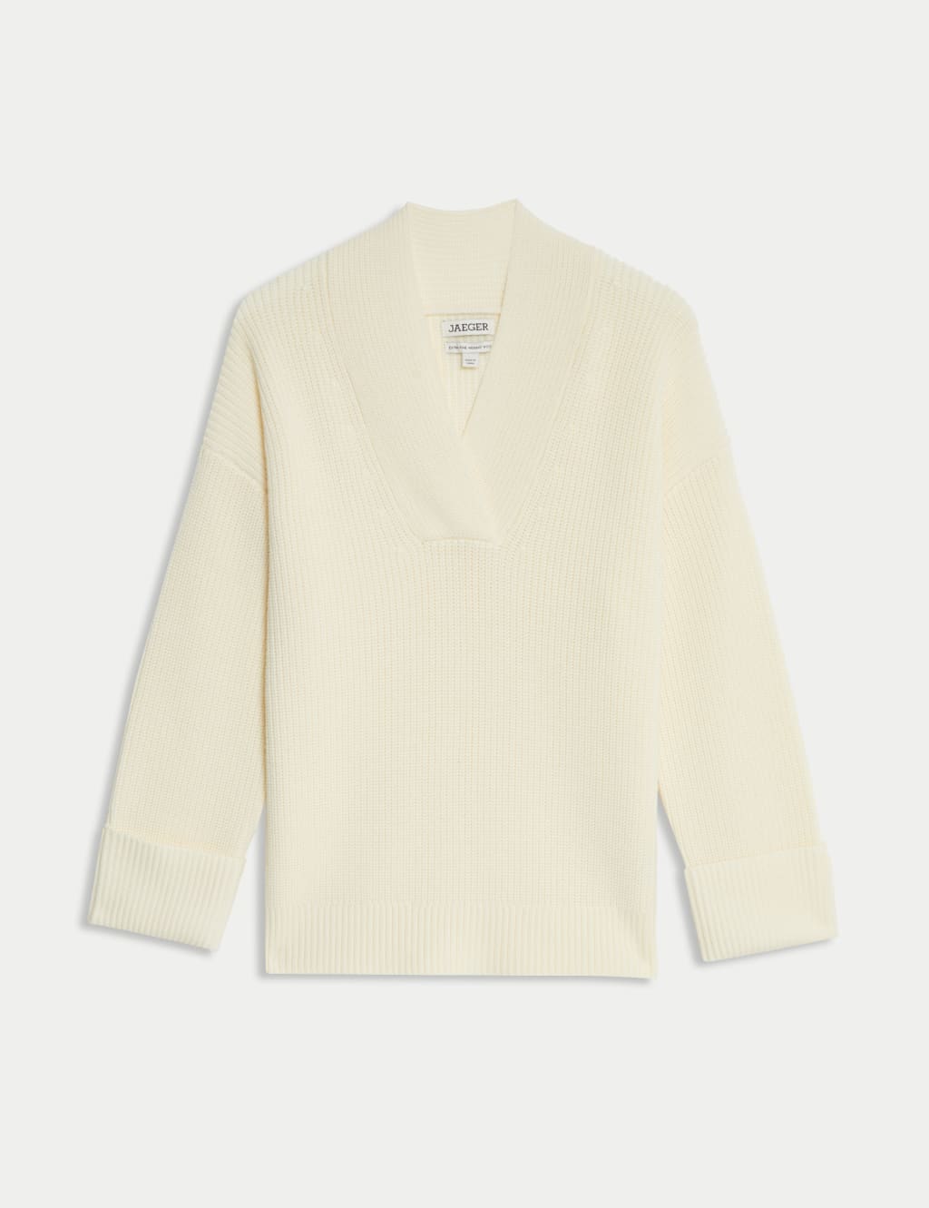 Pure Merino Wool V-Neck Relaxed Jumper 2 of 7