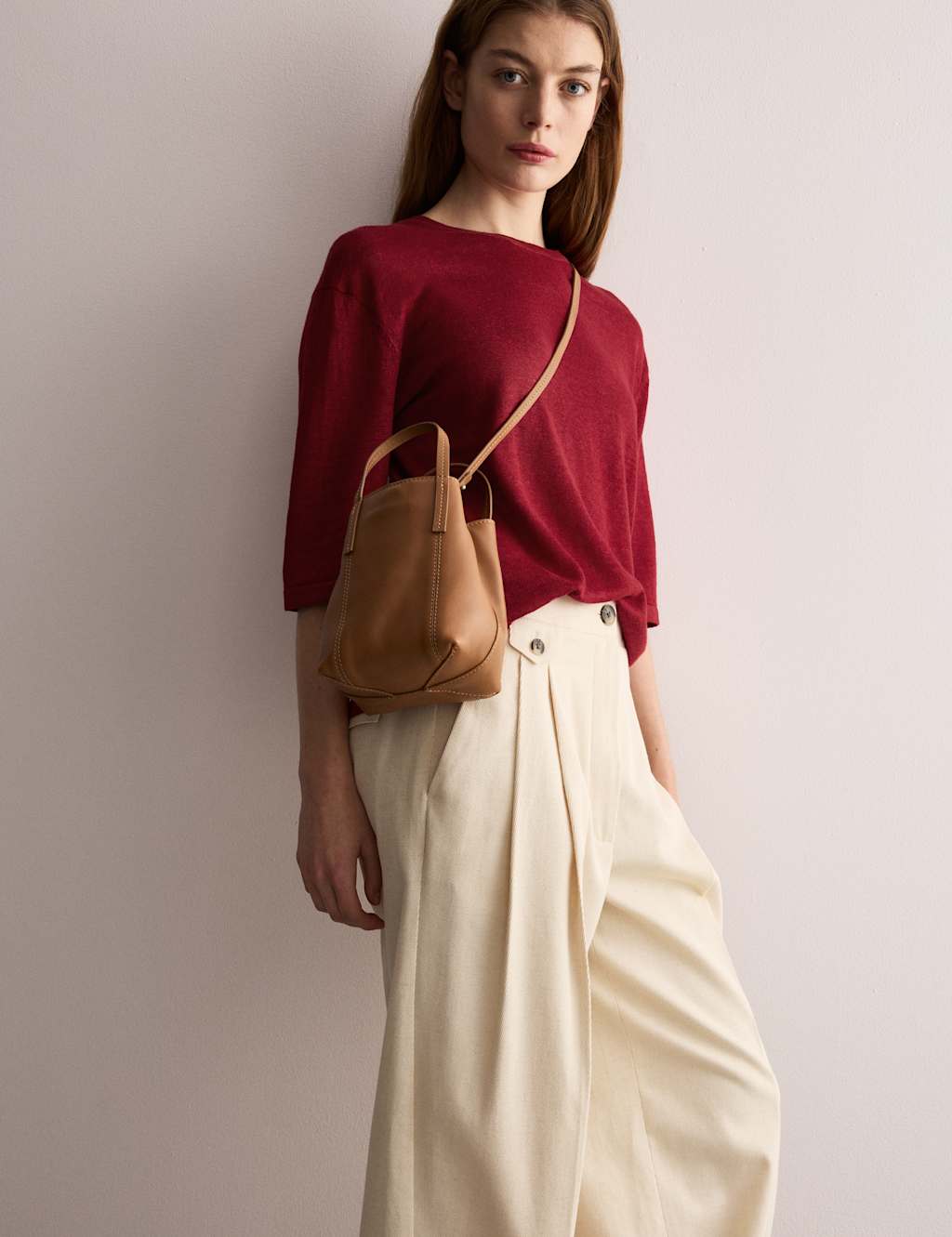 Pure Linen Textured T-Shirt 5 of 7