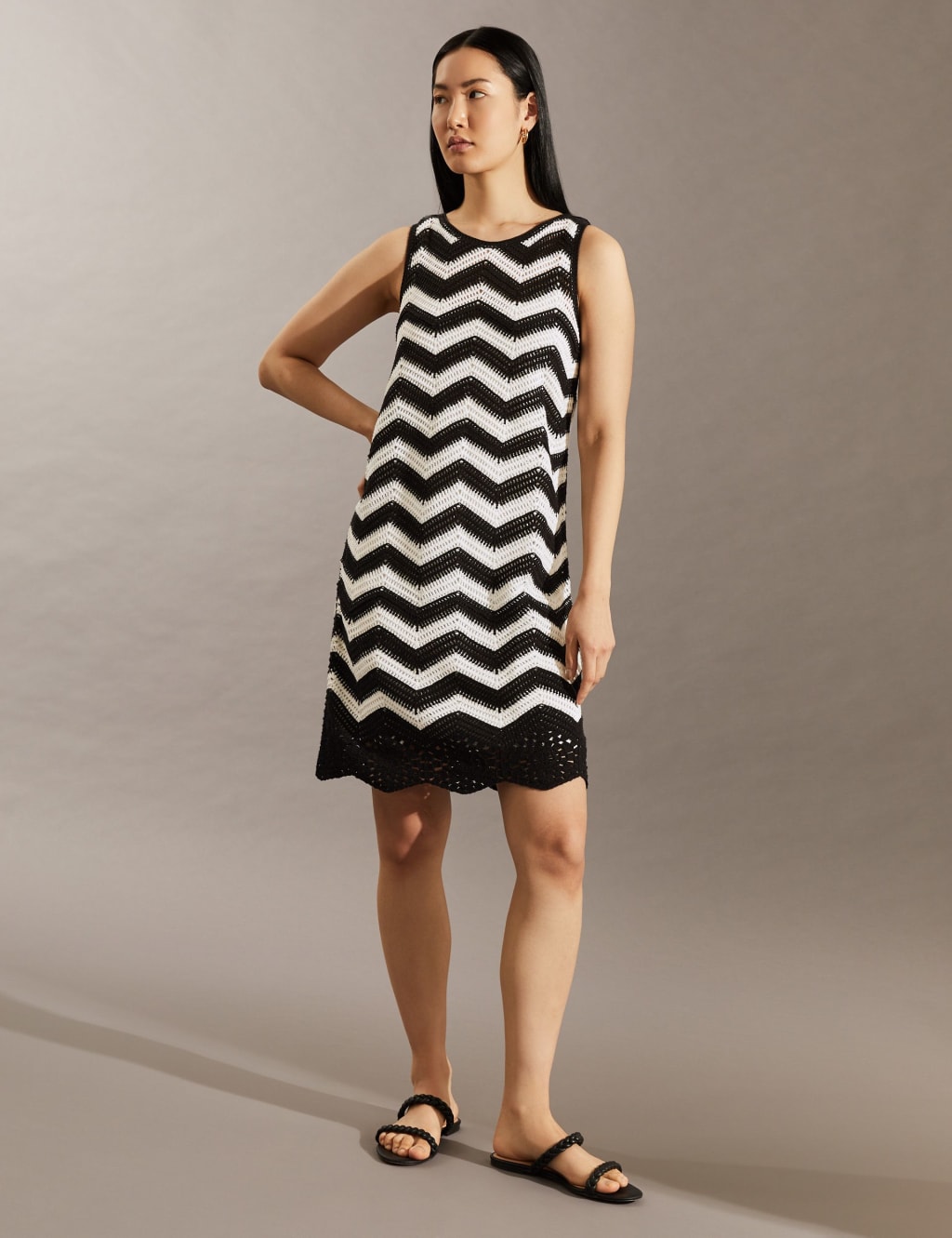 Jaeger striped dress shop