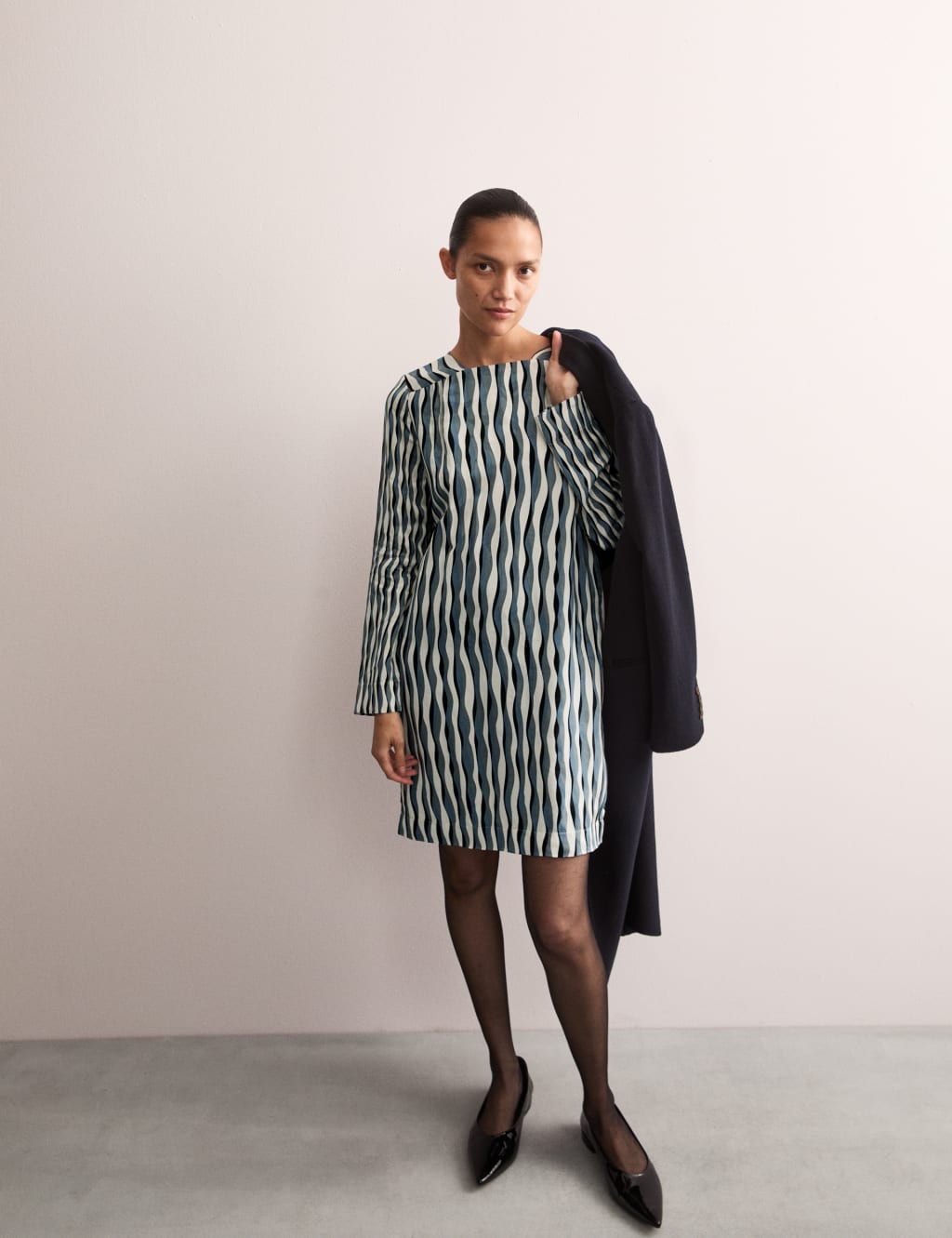 新品・タグ付き】Keyneck Jacquard Dress