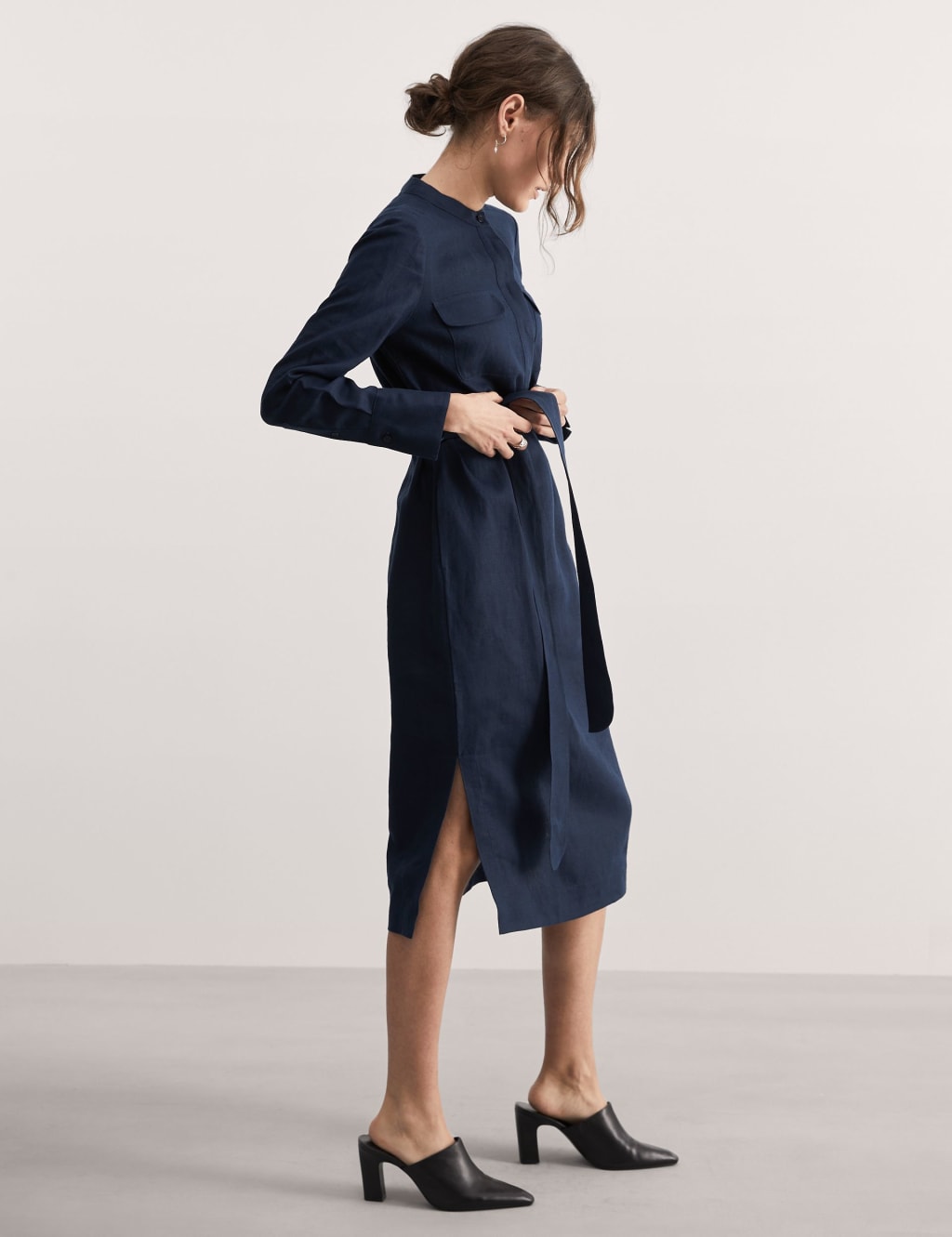 Jaeger navy dress shop