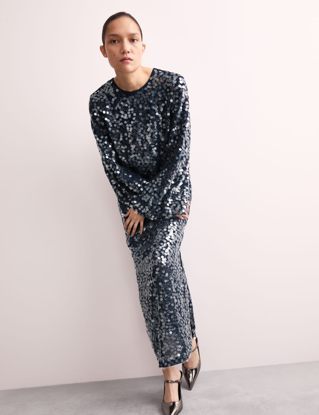 M&s sequin dress clearance